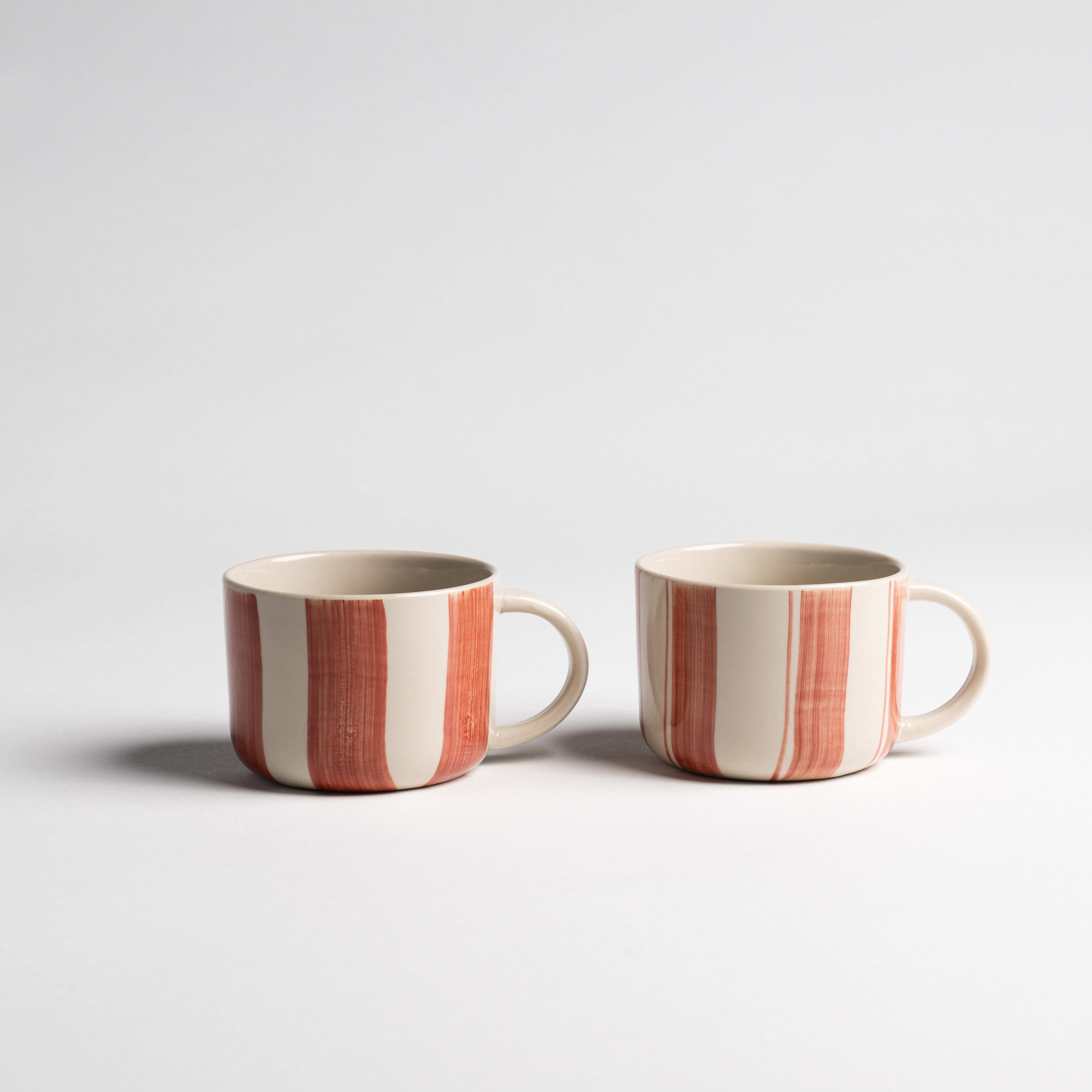 Cornflower Mug - Brushed Berry Red - Medium (Set of 2)