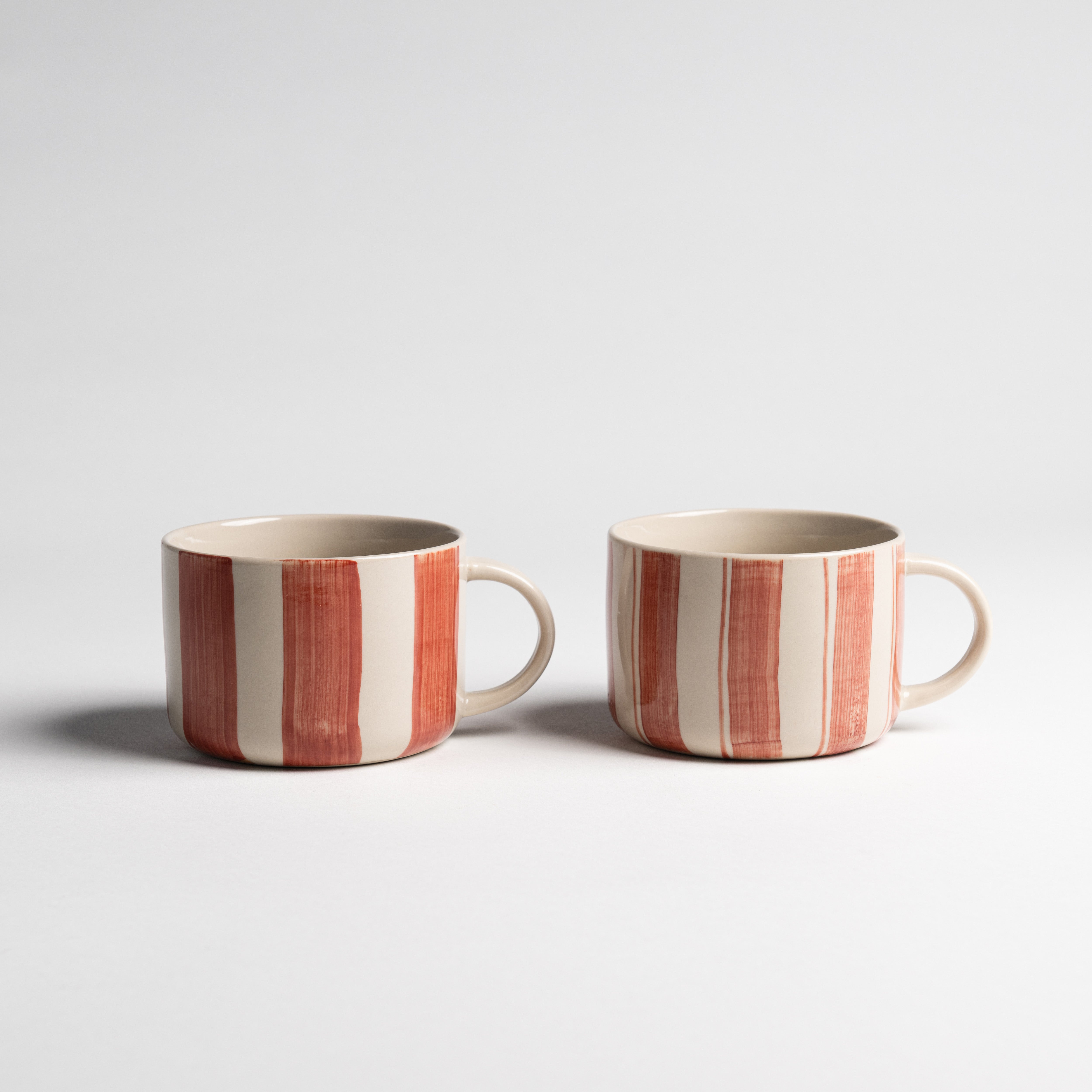 Cornflower Mug - Brushed Berry Red - Large (Set of 2)