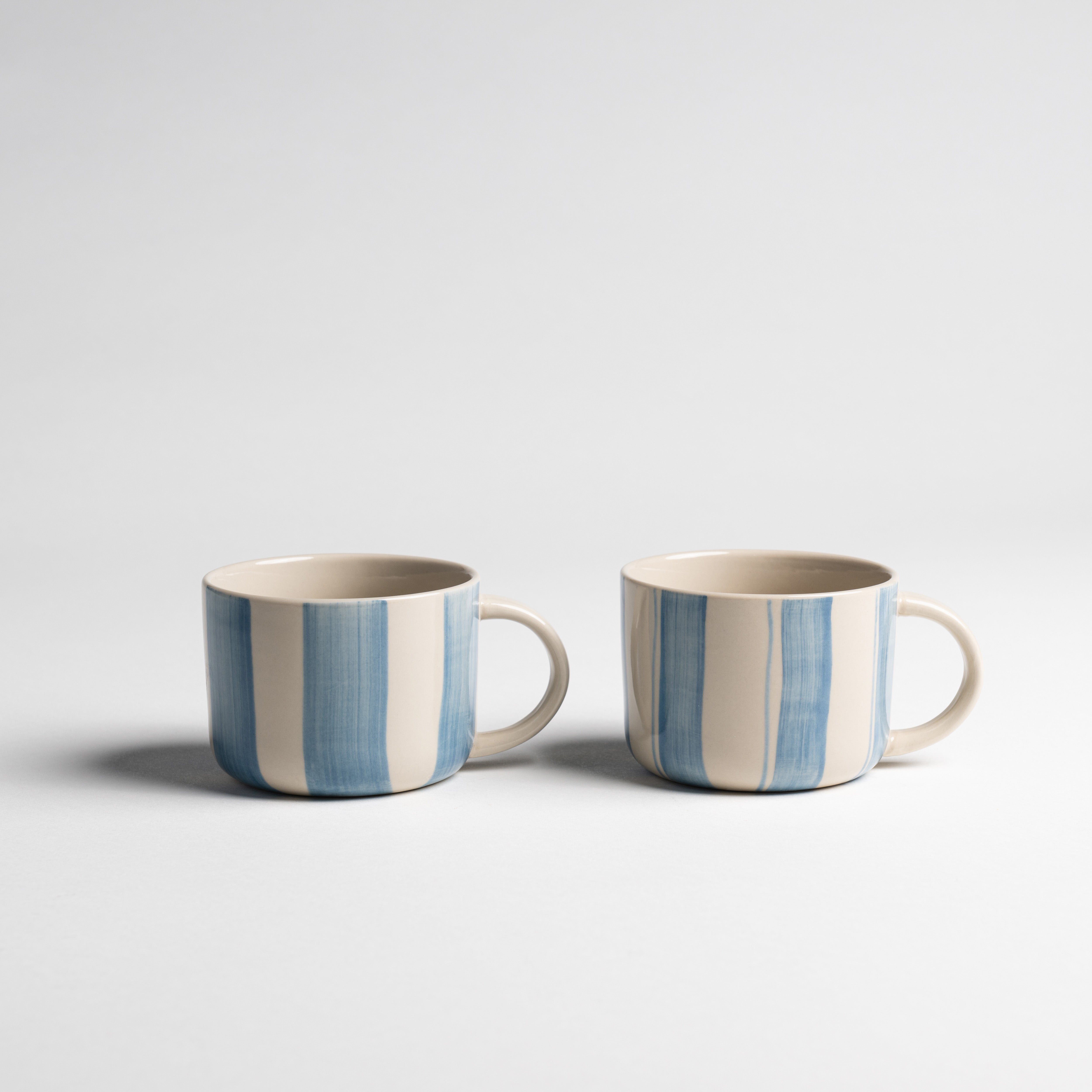 Cornflower Mug - Brushed Light Blue - Medium (Set of 2)