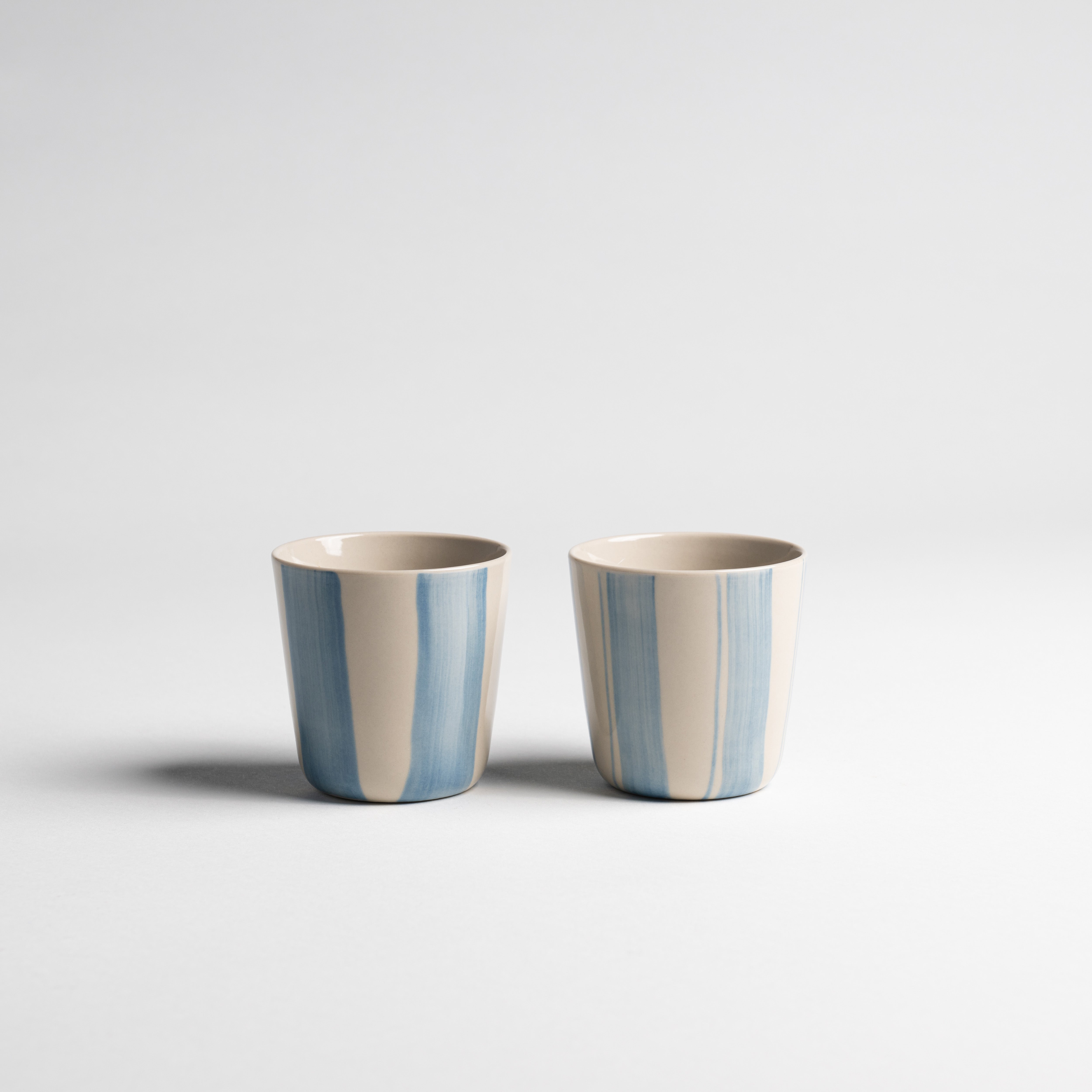 Cornflower Beaker - Brushed Light Blue - Small (Set of 2)