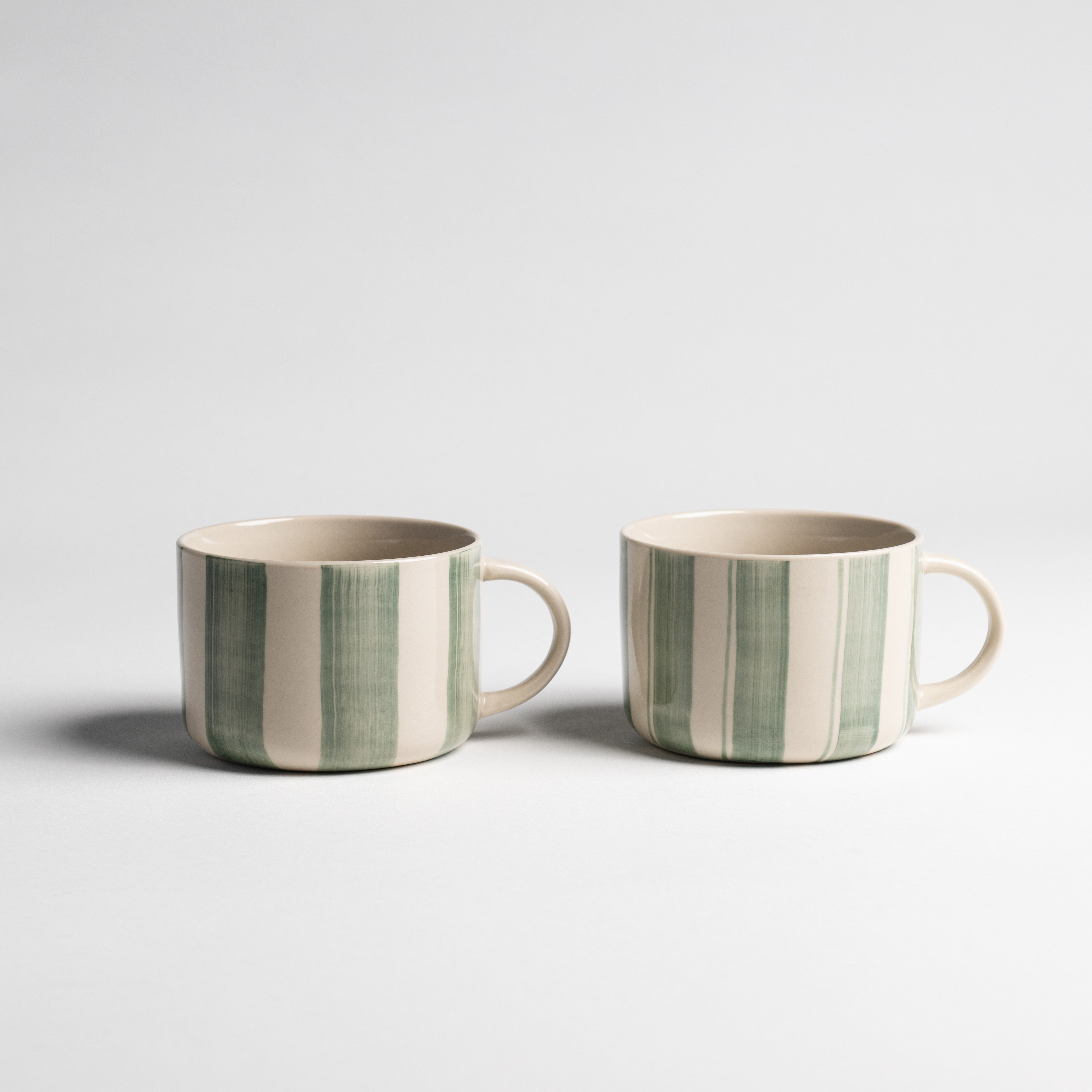 Cornflower Mug - Brushed Sage Green - Large (Set of 2)