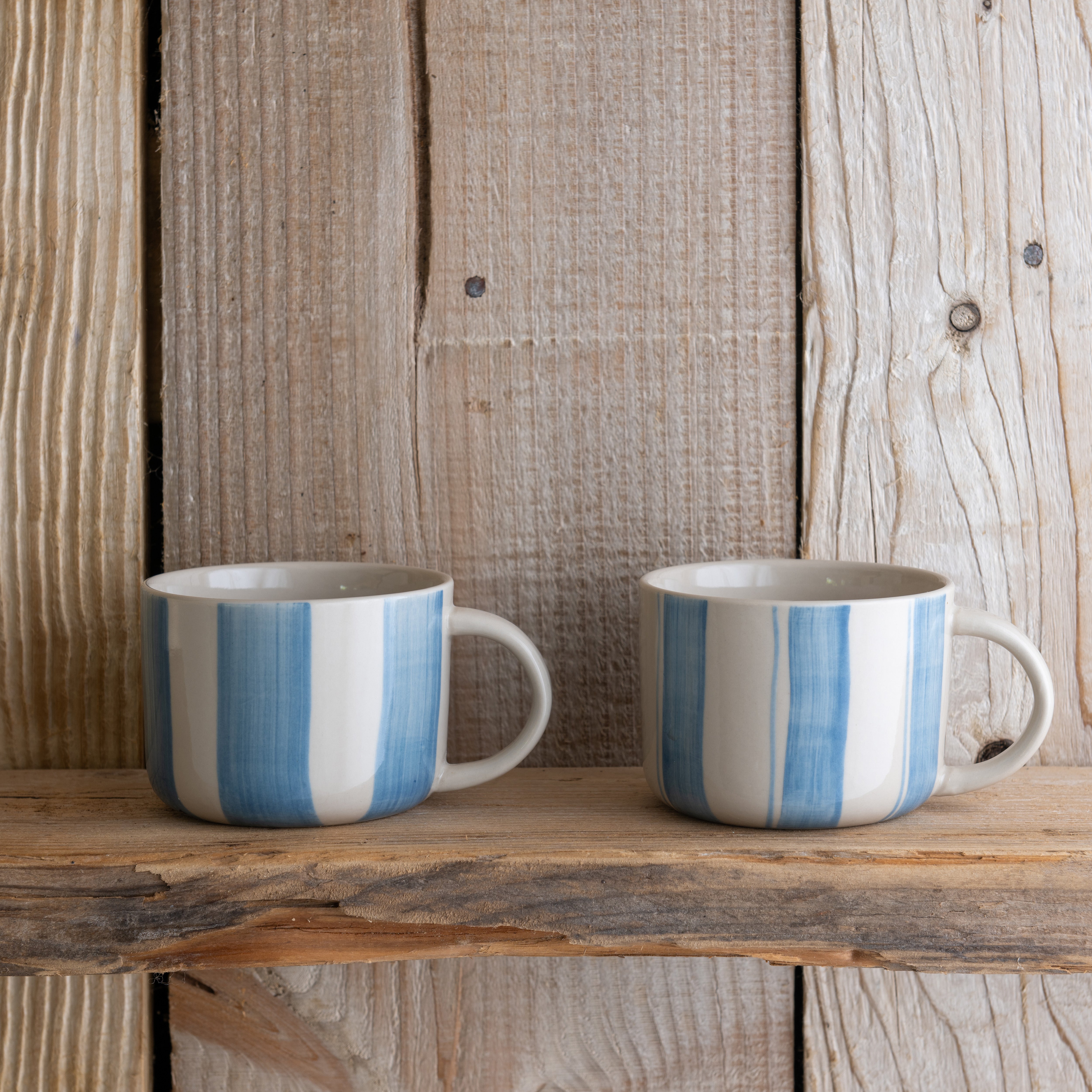 Cornflower Mug - Brushed Light Blue - Medium (Set of 2)