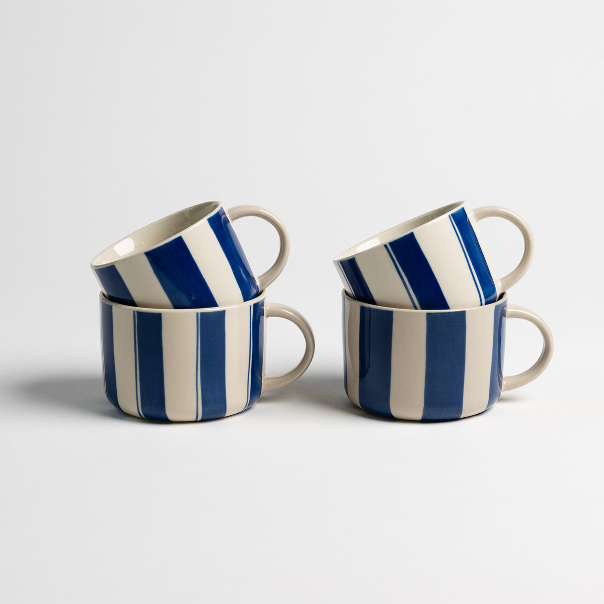 Cornflower Mug - Brushed Indigo Blue - Large (Set of 2)