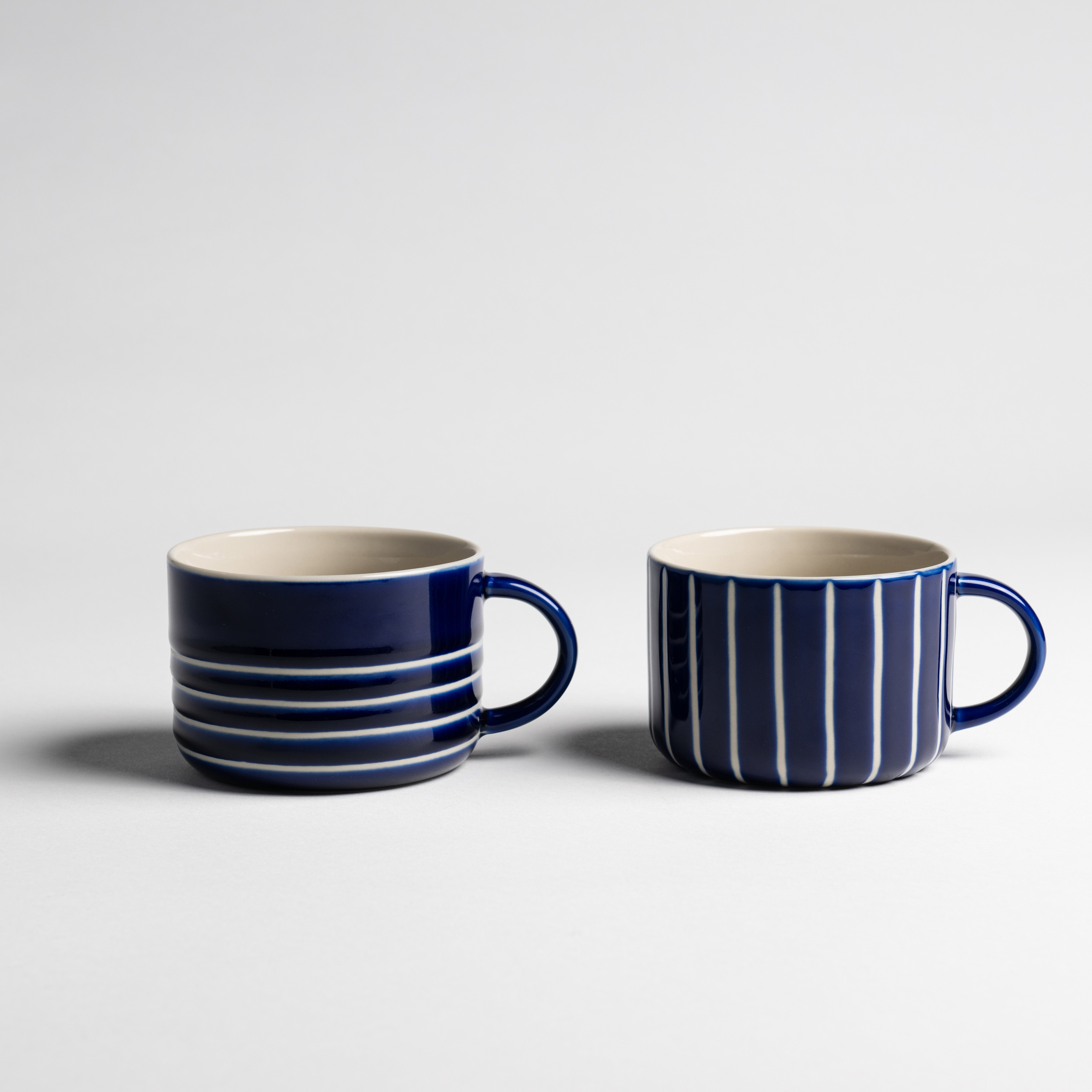 Vervain Mug - Indigo Blue - Large (Set of 2)