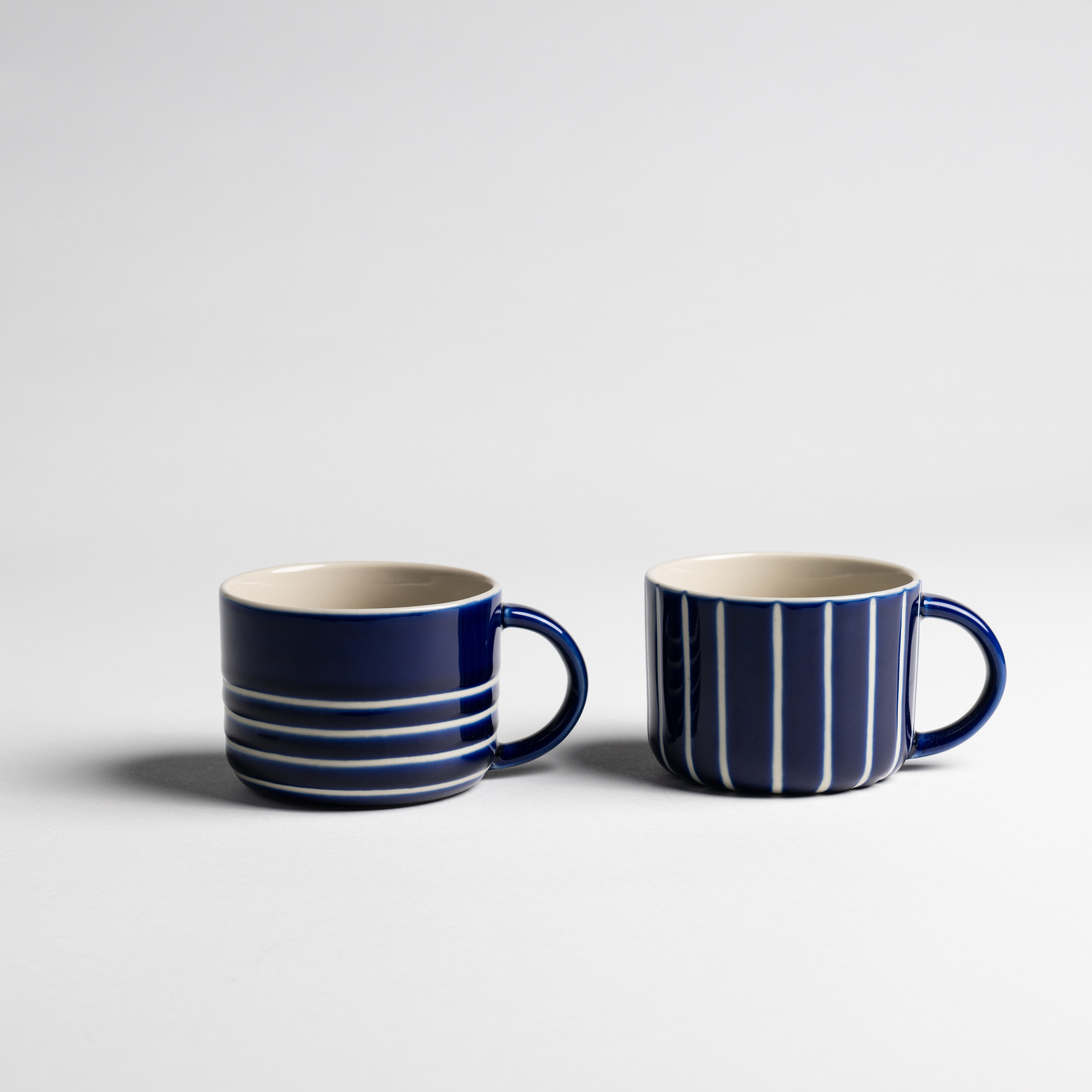 Vervain Mug - Indigo Blue - Medium (Set of 2)