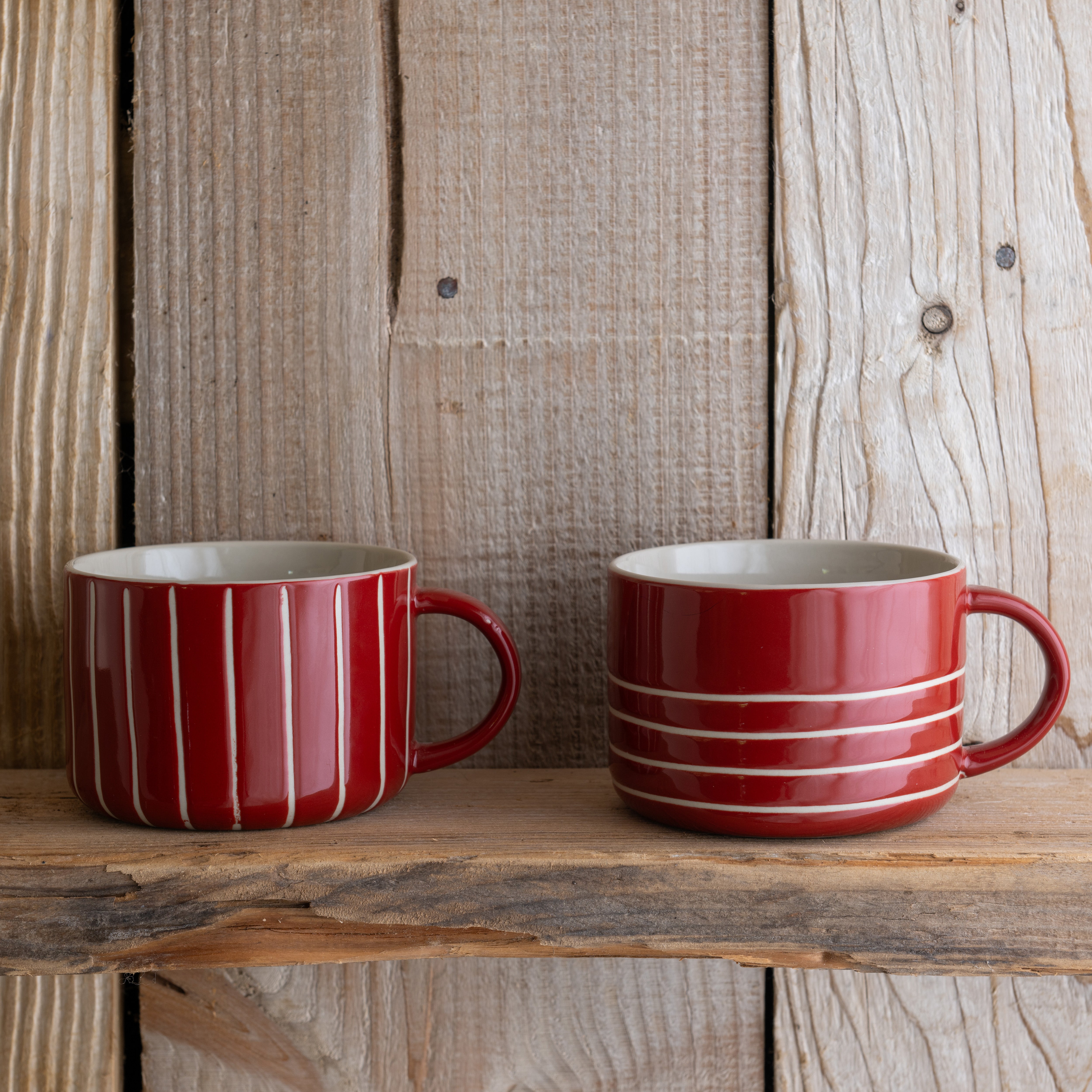 Vervain Mug - Earth Red - Large (Set of 2)