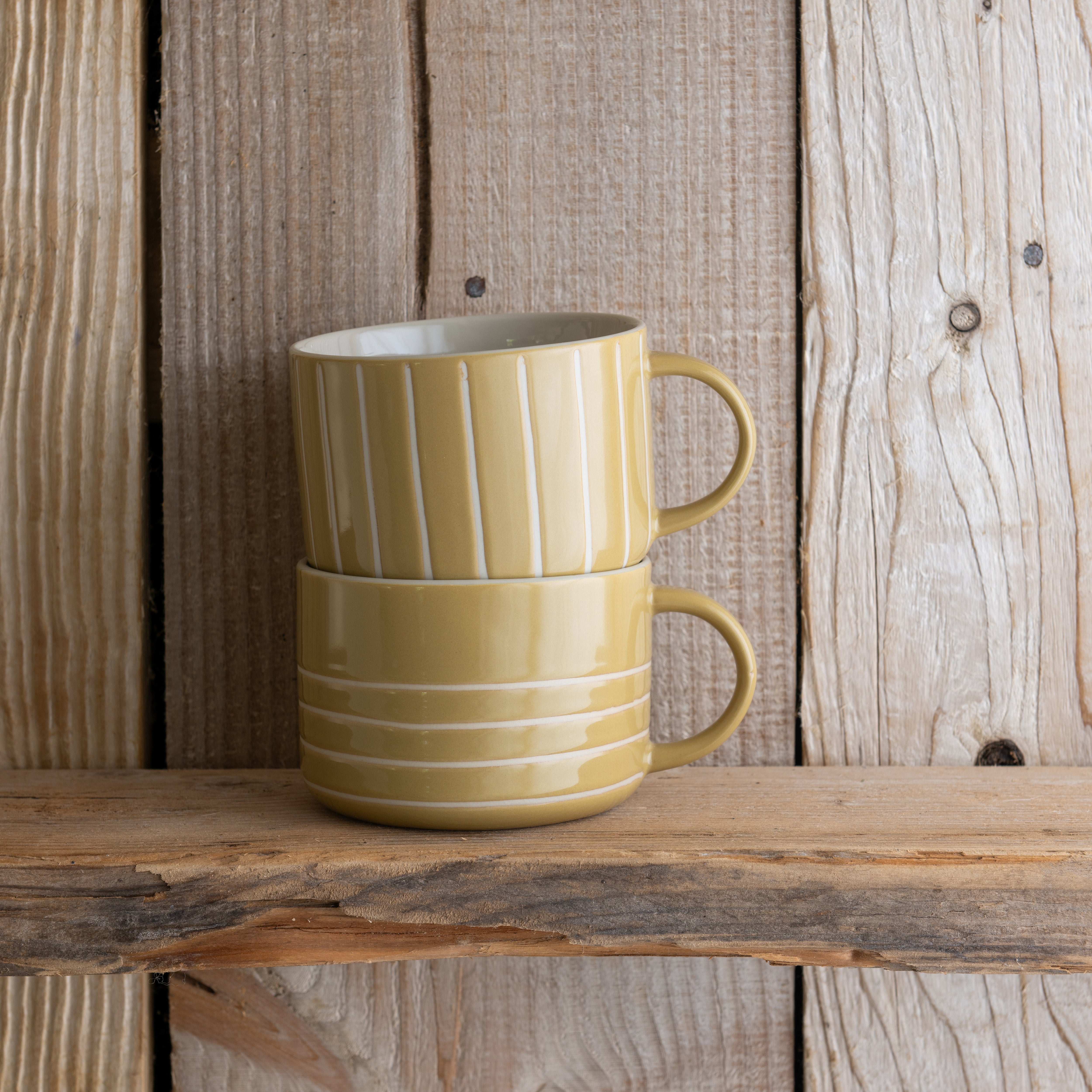 Vervain Mug - Mustard Yellow - Large (Set of 2)