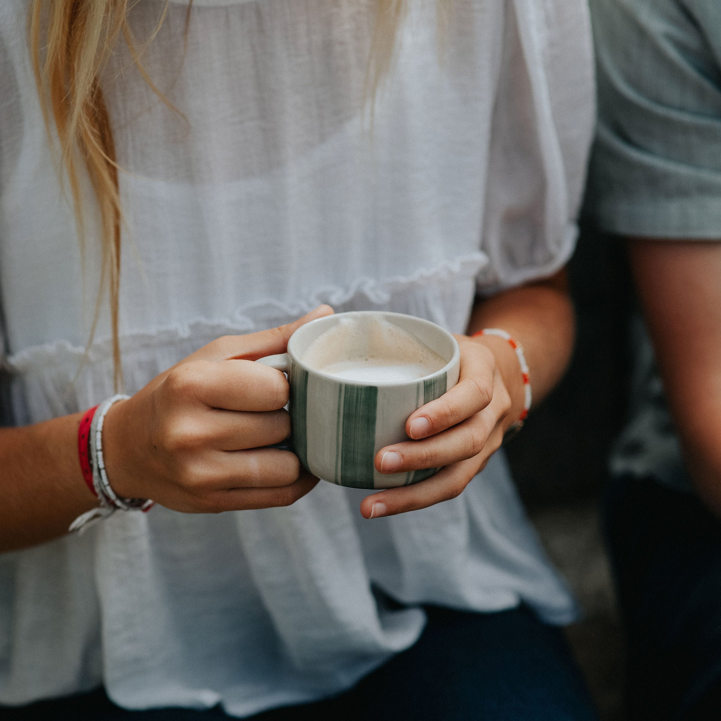 Cornflower Mug - Brushed Sage Green - Medium (Set of 2)