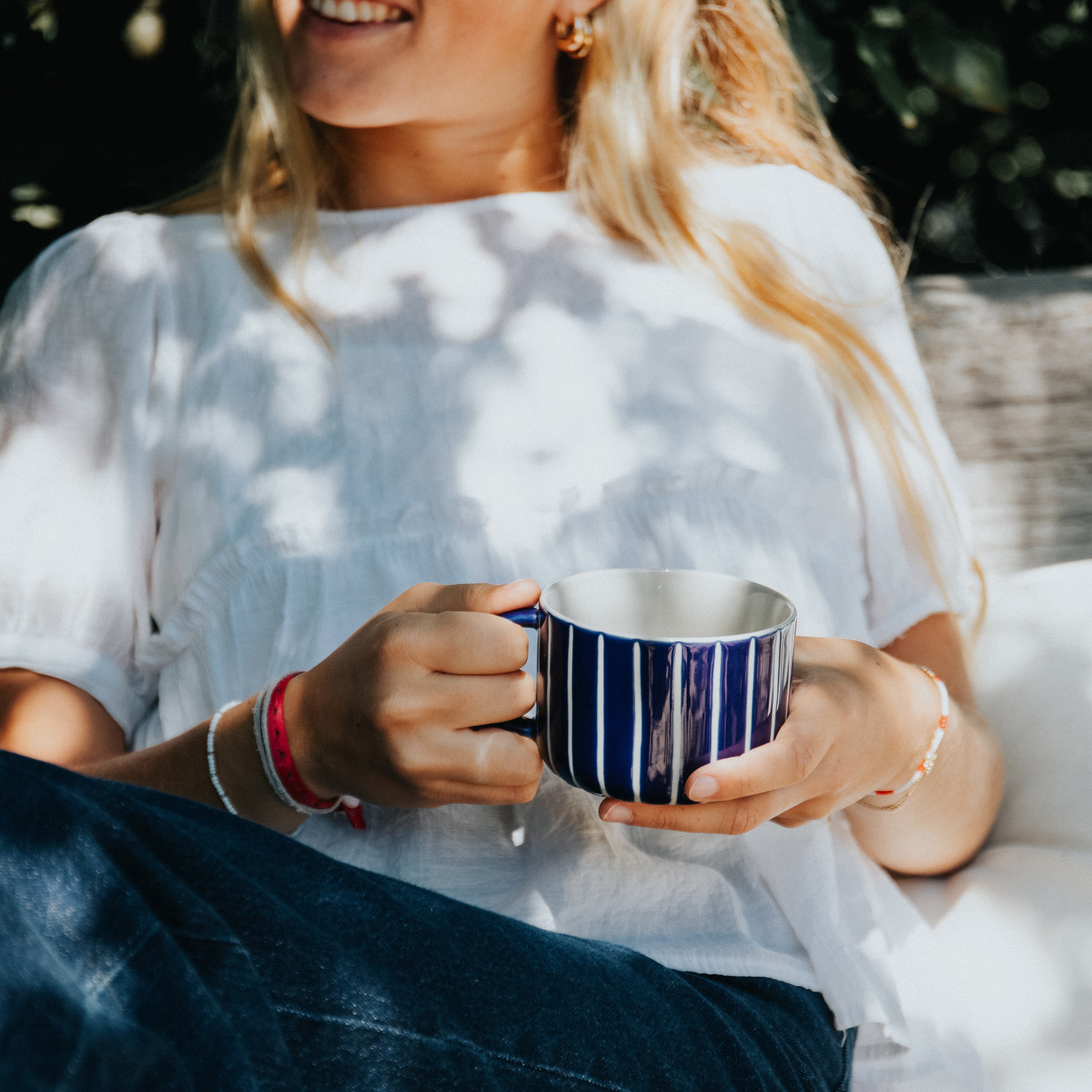 Vervain Mug - Indigo Blue - Large (Set of 2)