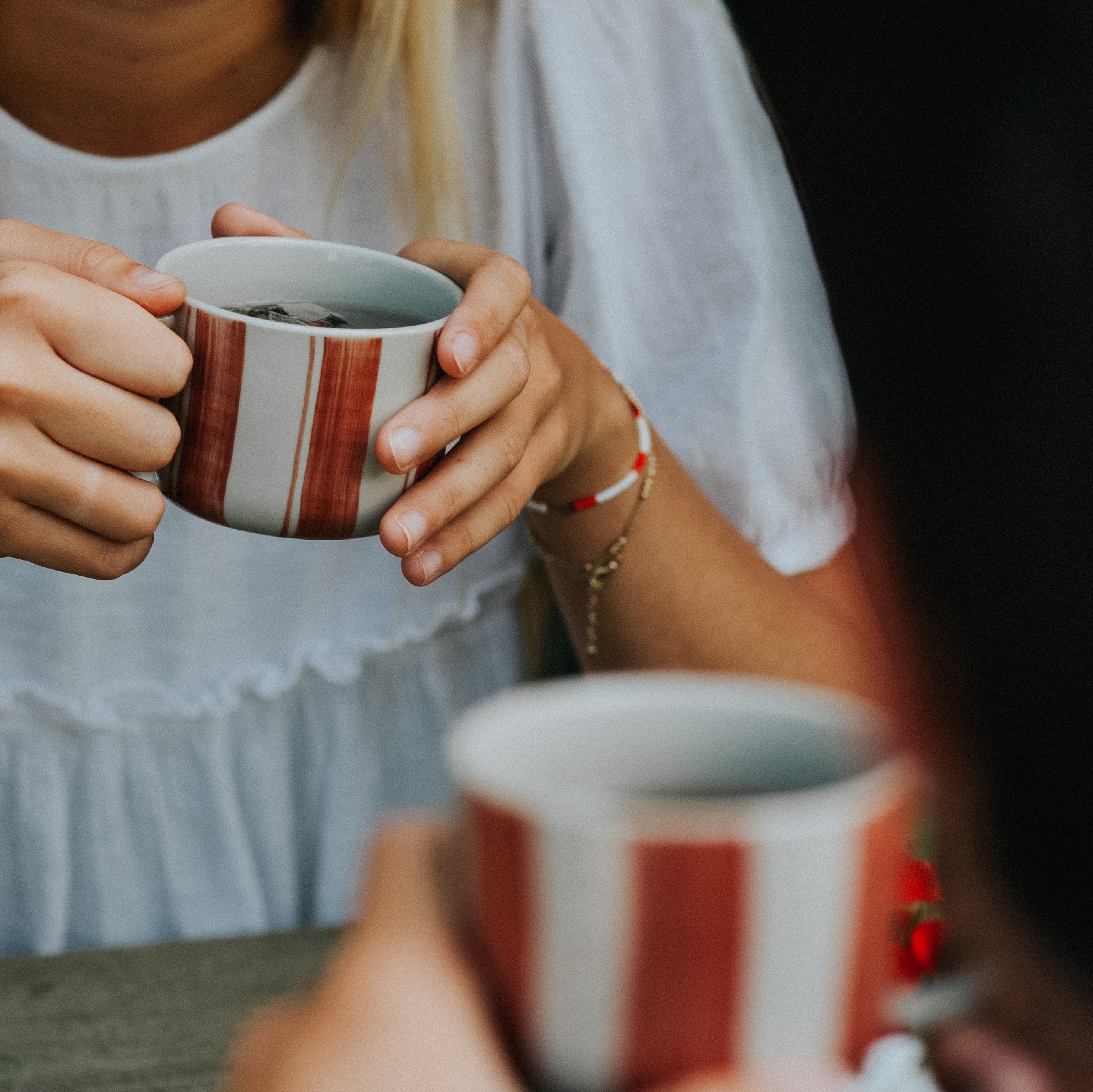 Cornflower Mug - Brushed Berry Red - Large (Set of 2)