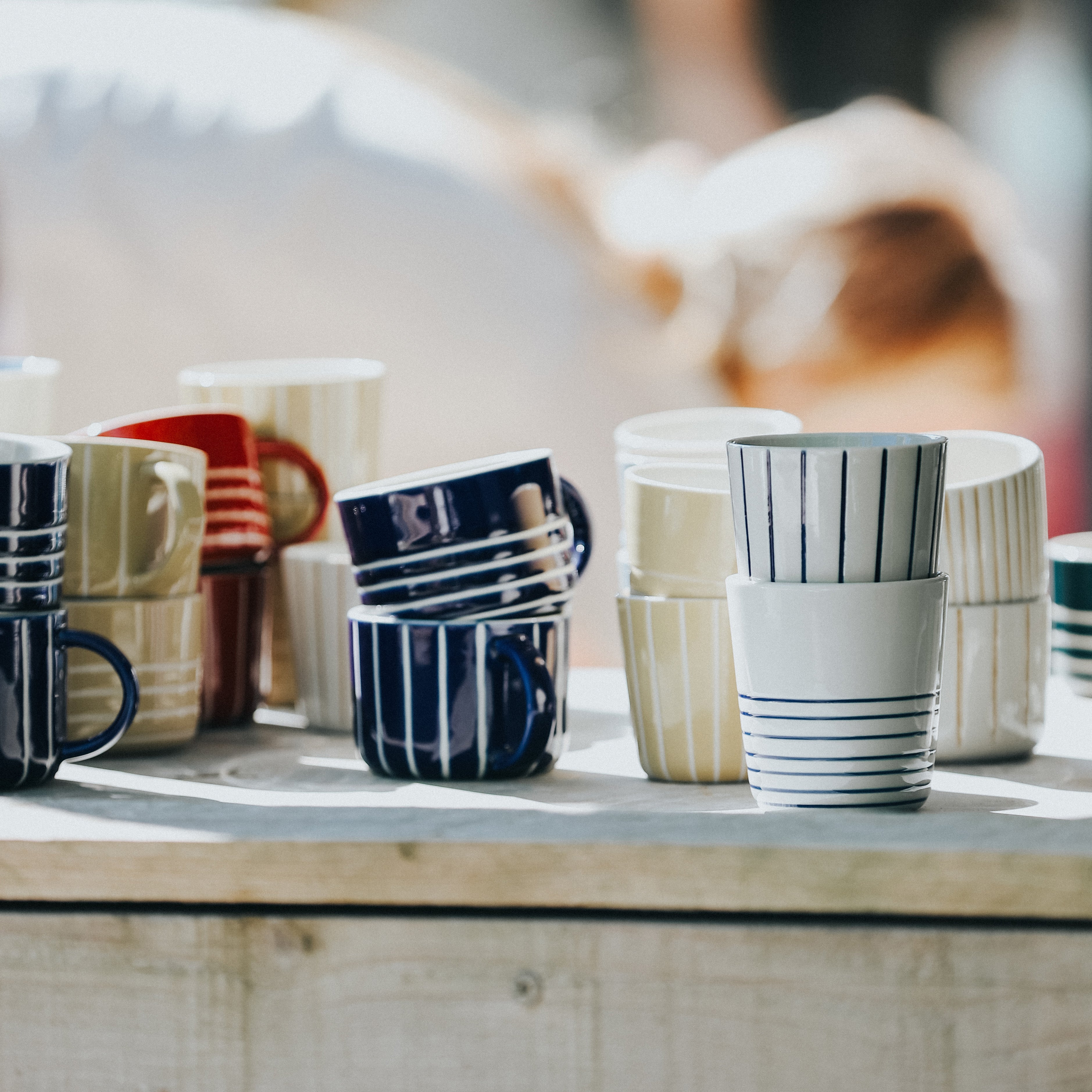 Vervain Mug - Indigo Blue - Medium (Set of 2)