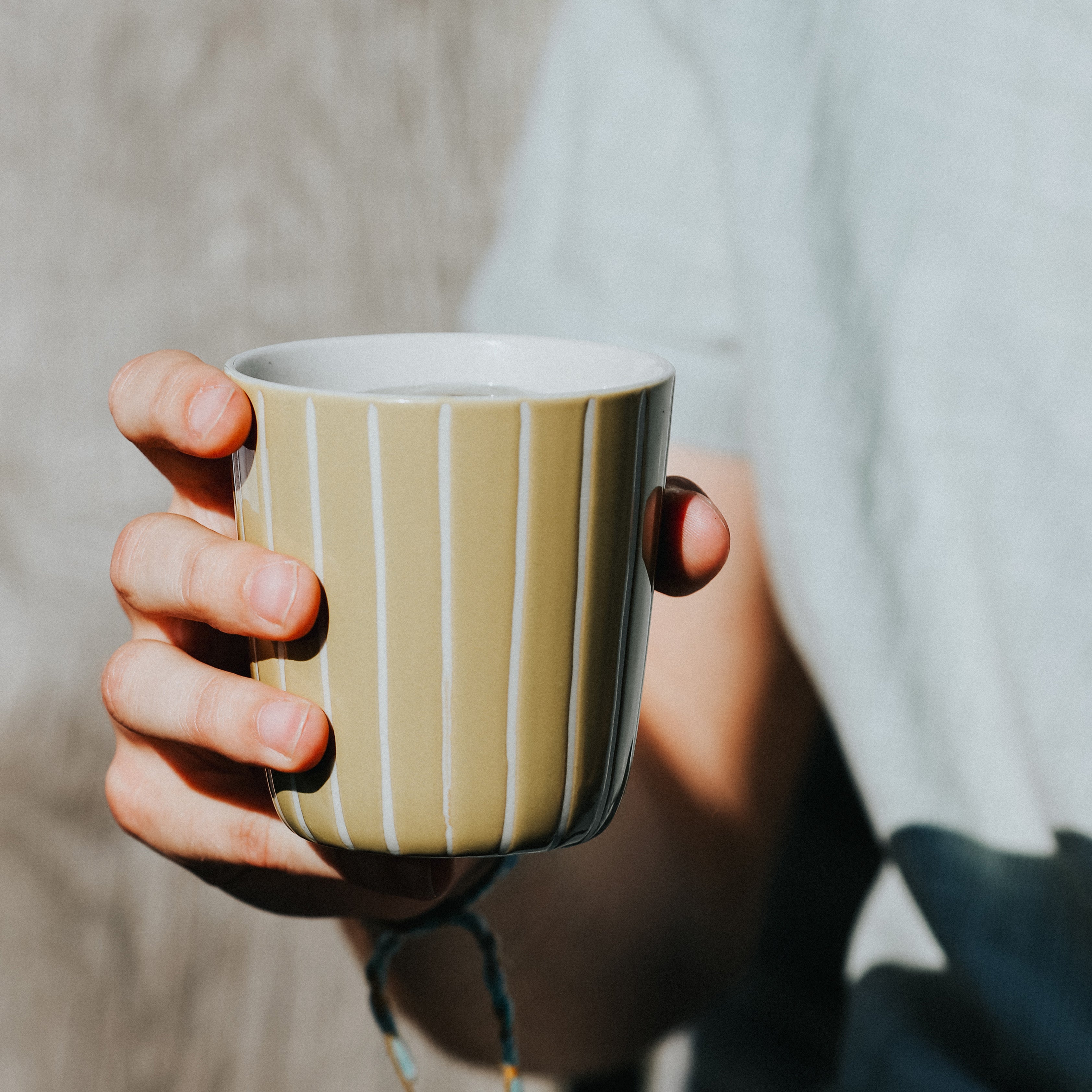 Vervain Beaker - Mustard Yellow - Large (Set of 2)