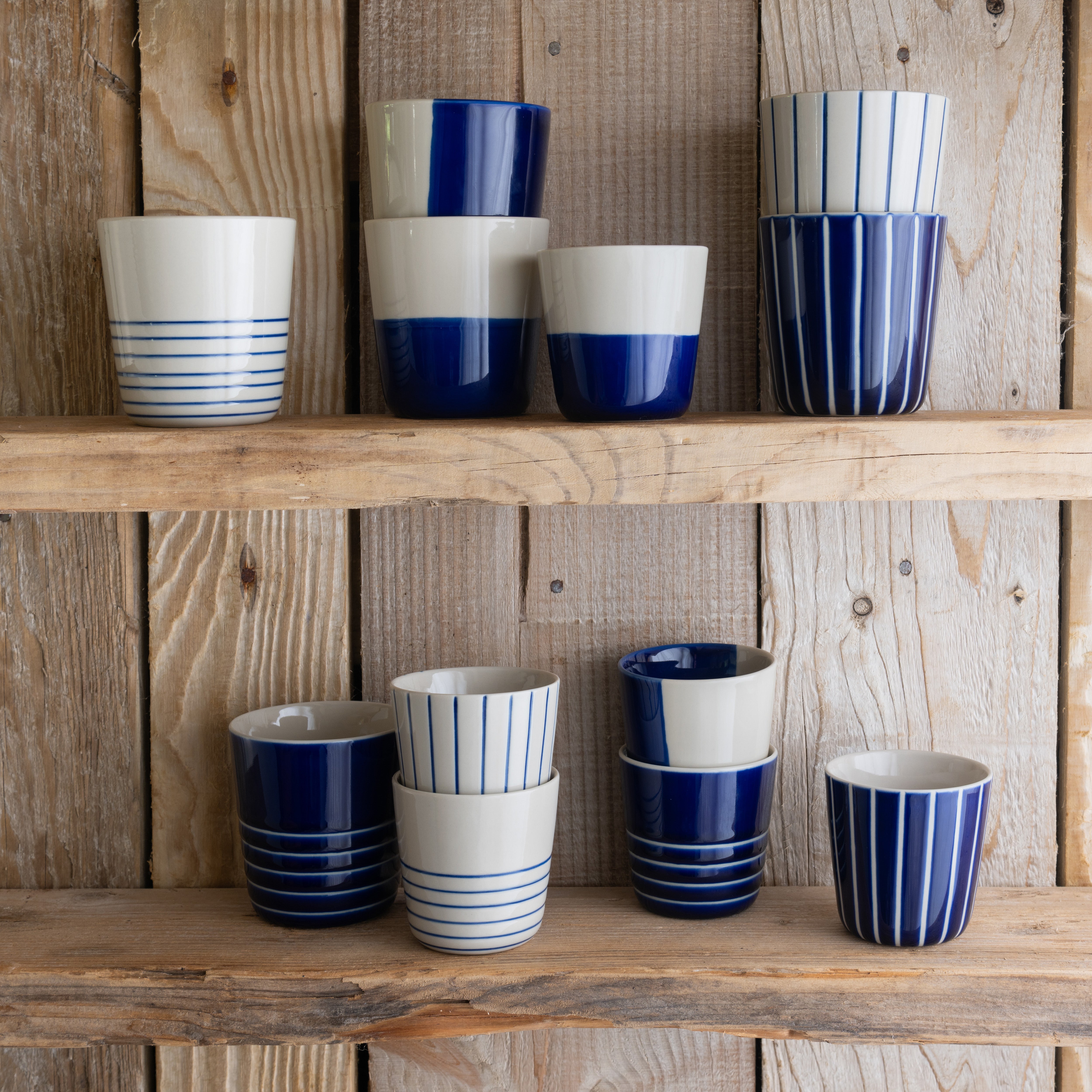 Sorrel Beaker - Brushed Indigo Blue - Large (Set of 2)