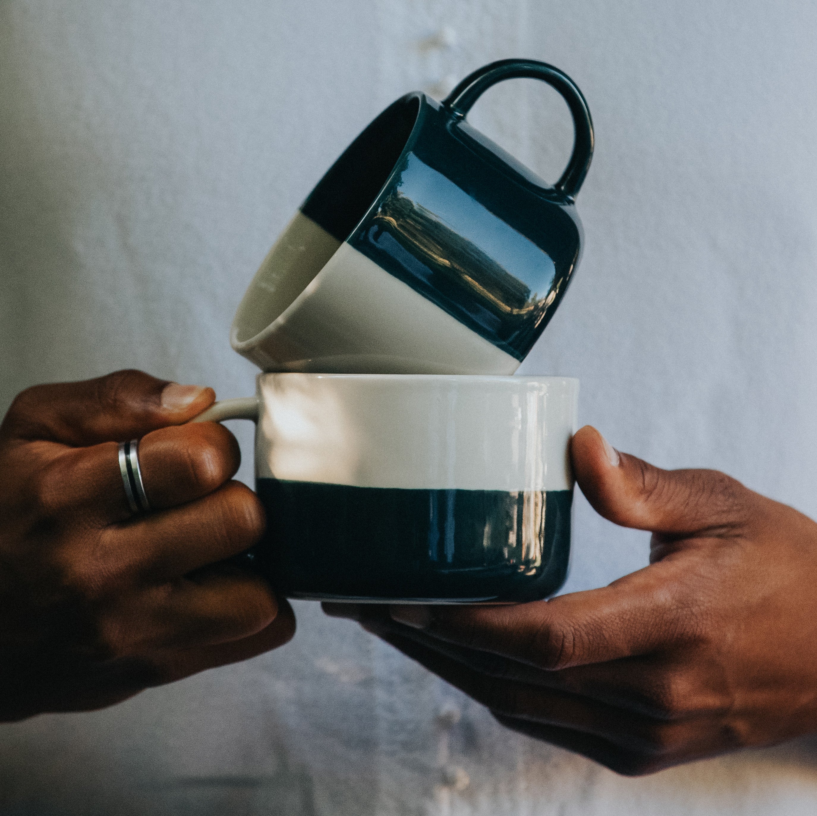 Rue Mug - Sea Green - Large (Set of 2)