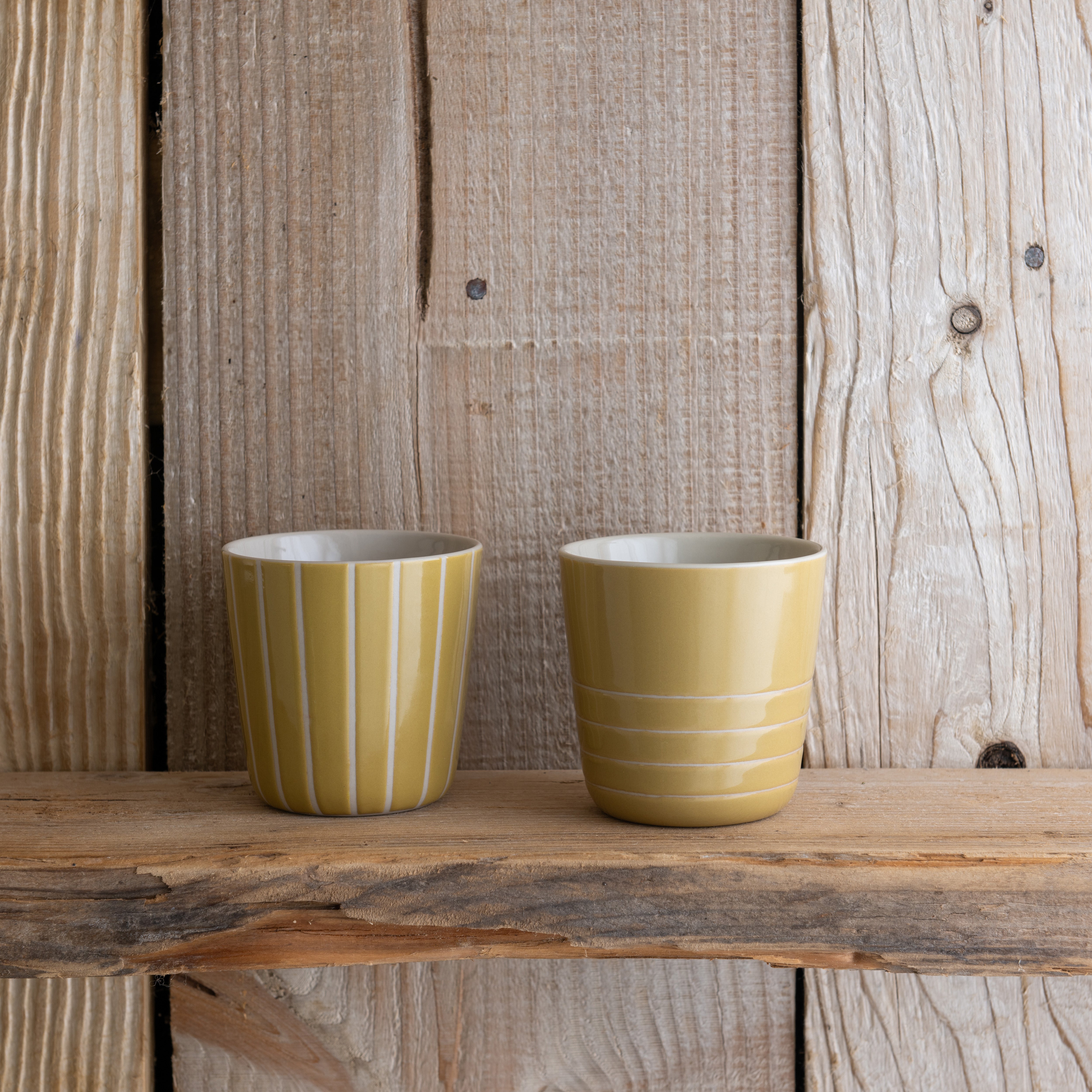 Vervain Beaker - Mustard Yellow - Small (Set of 2)