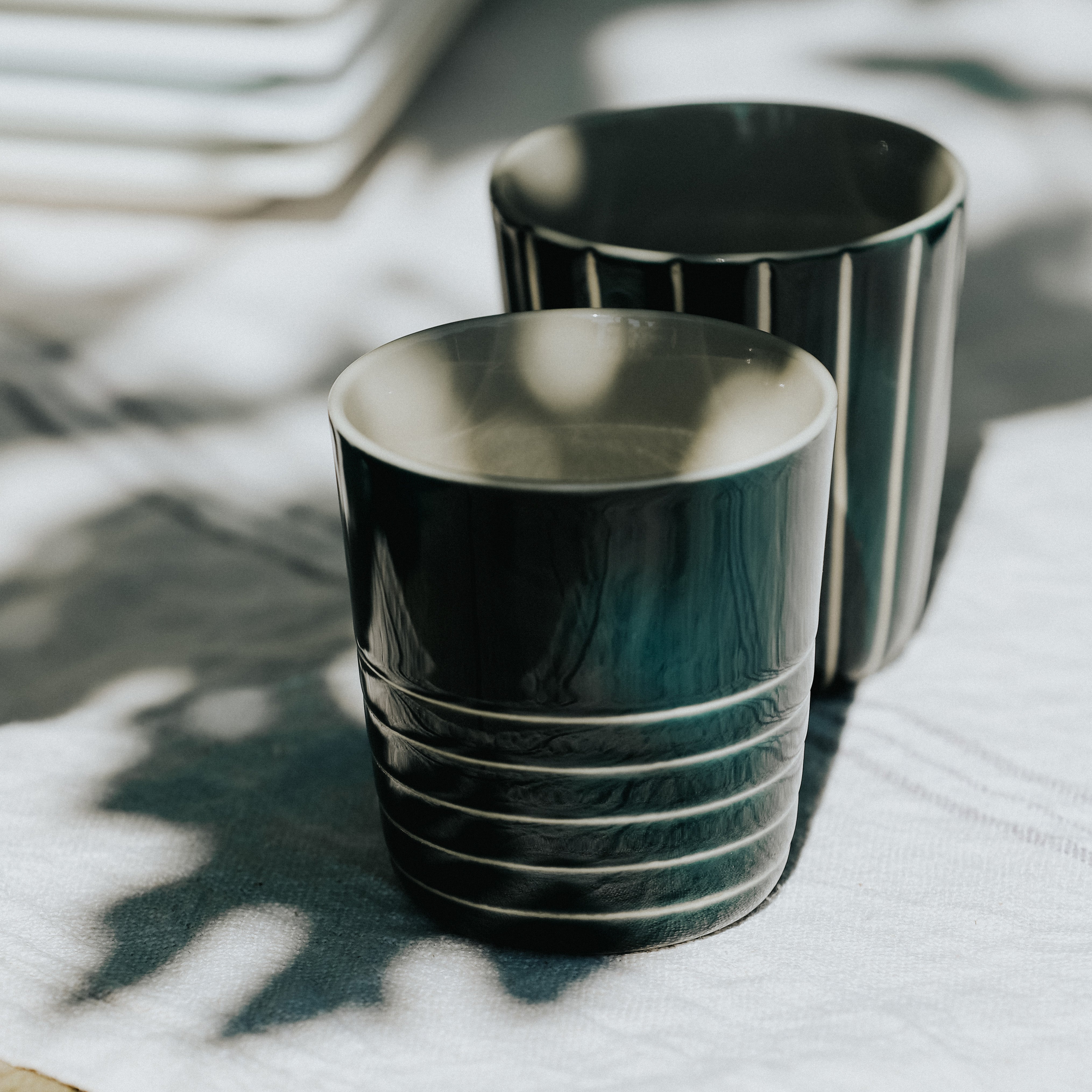 Vervain Beaker - Sea Green - Large (Set of 2)