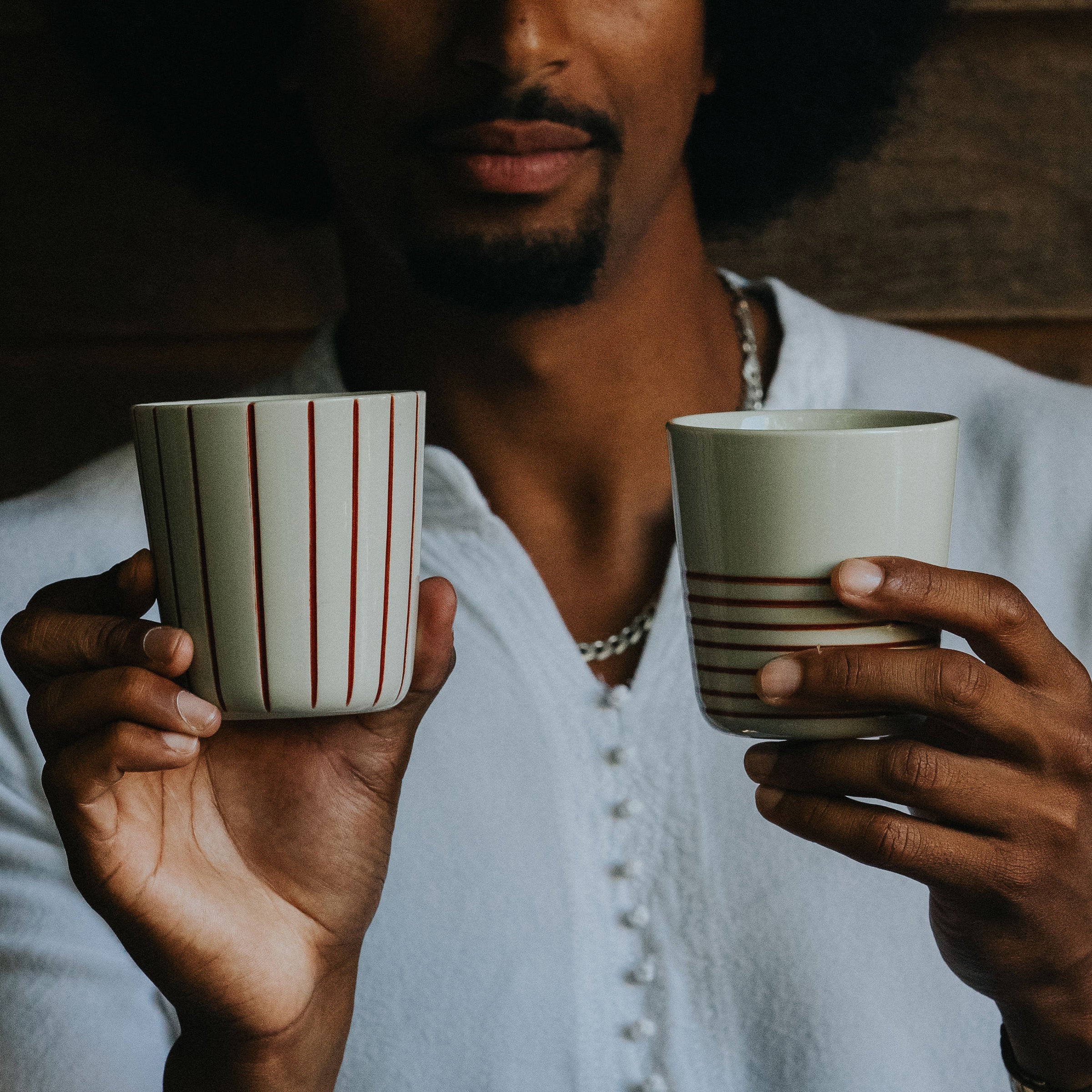 Sorrel Beaker - Brushed Earth Red - Small (Set of 2)