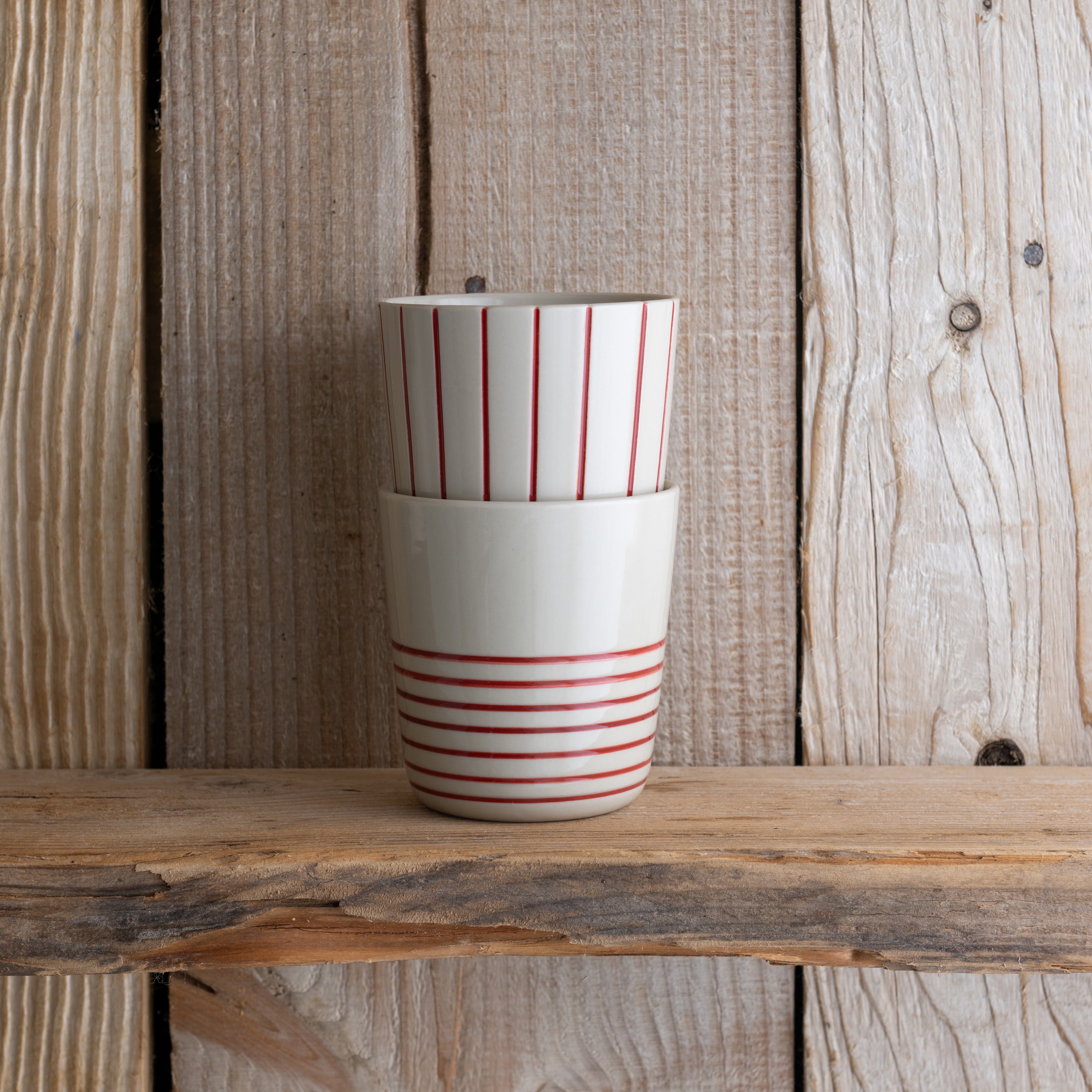 Sorrel Beaker - Brushed Earth Red - Large (Set of 2)