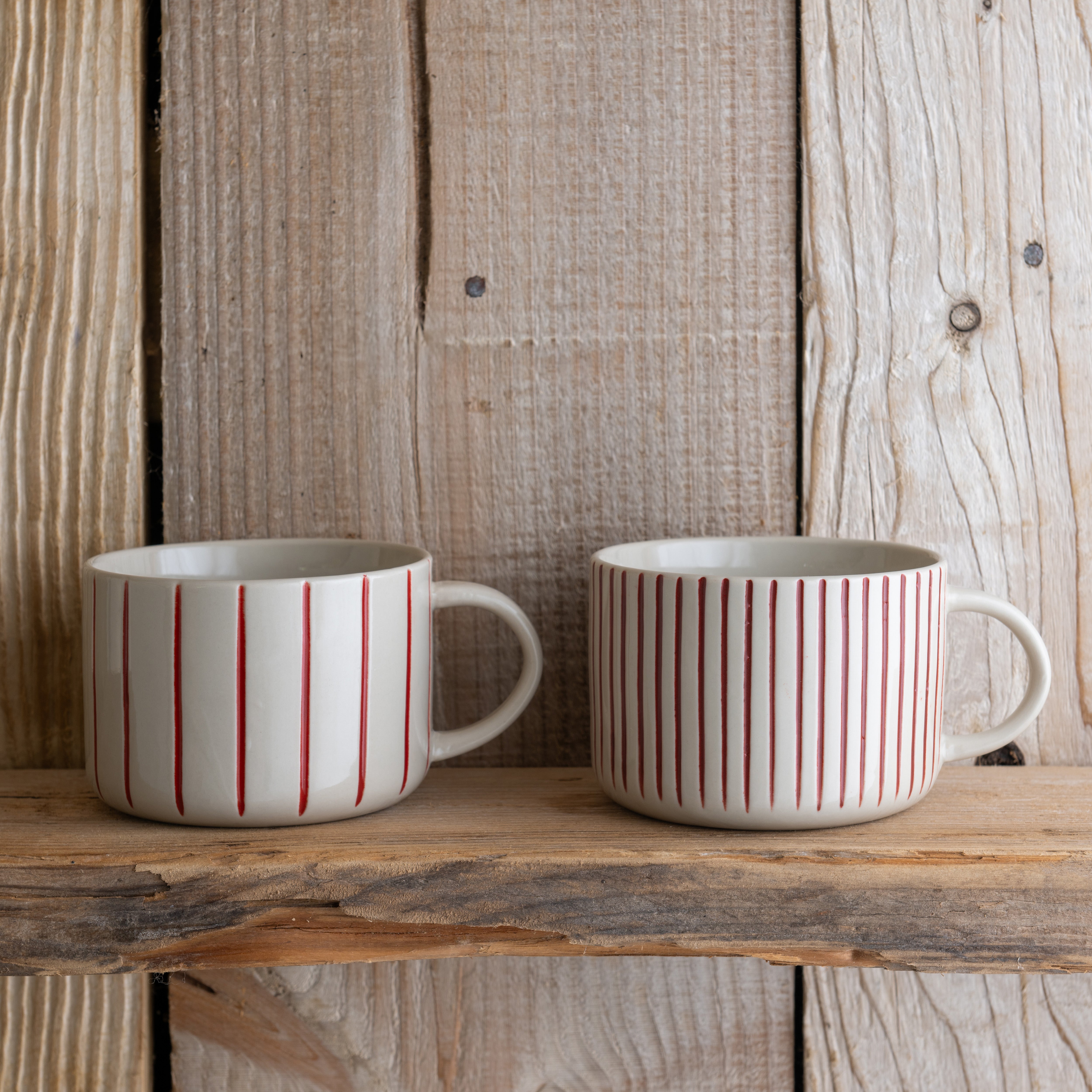 Yarrow Mug - Brushed Earth Red - Large (Set of 2)