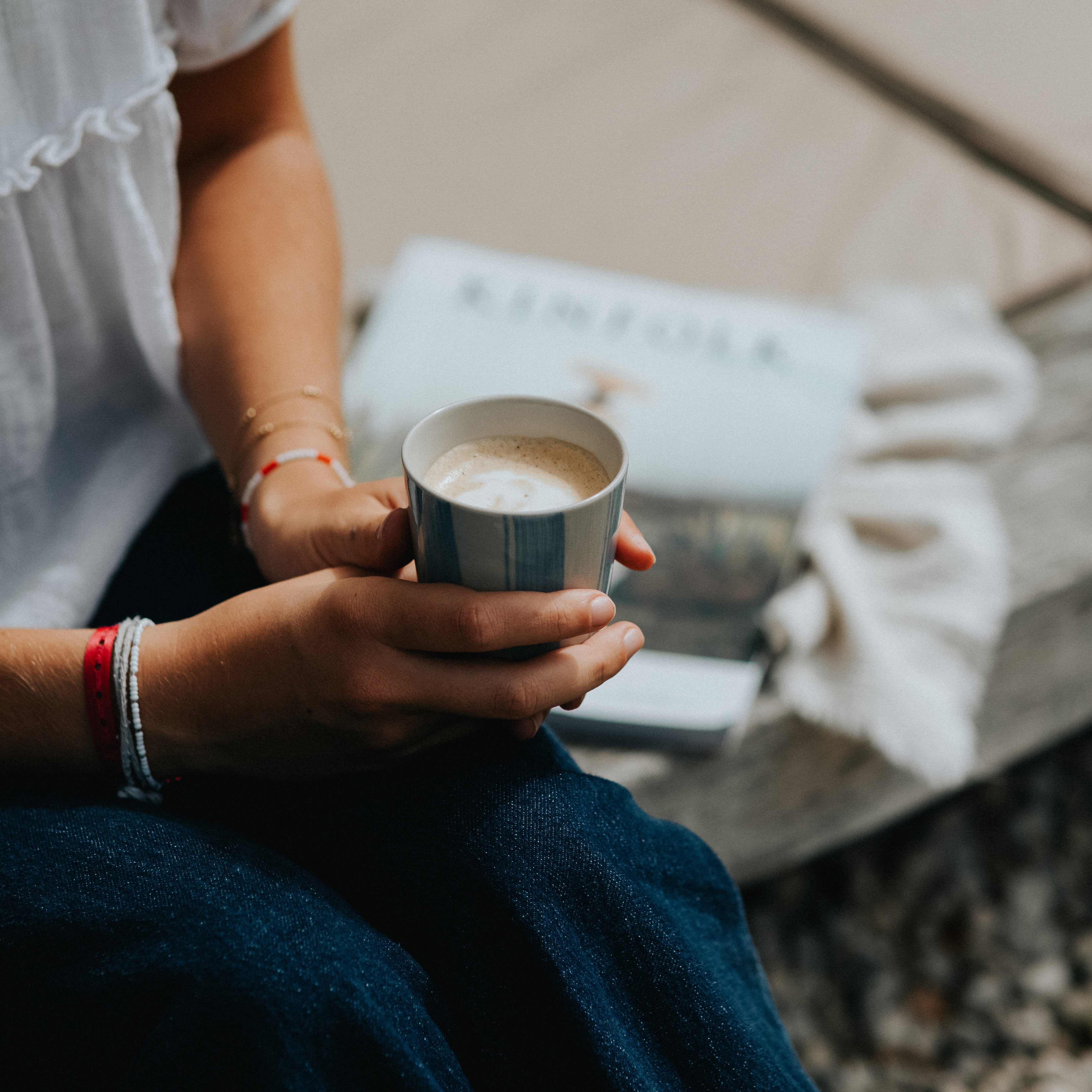 Cornflower Beaker - Brushed Light Blue - Small (Set of 2)