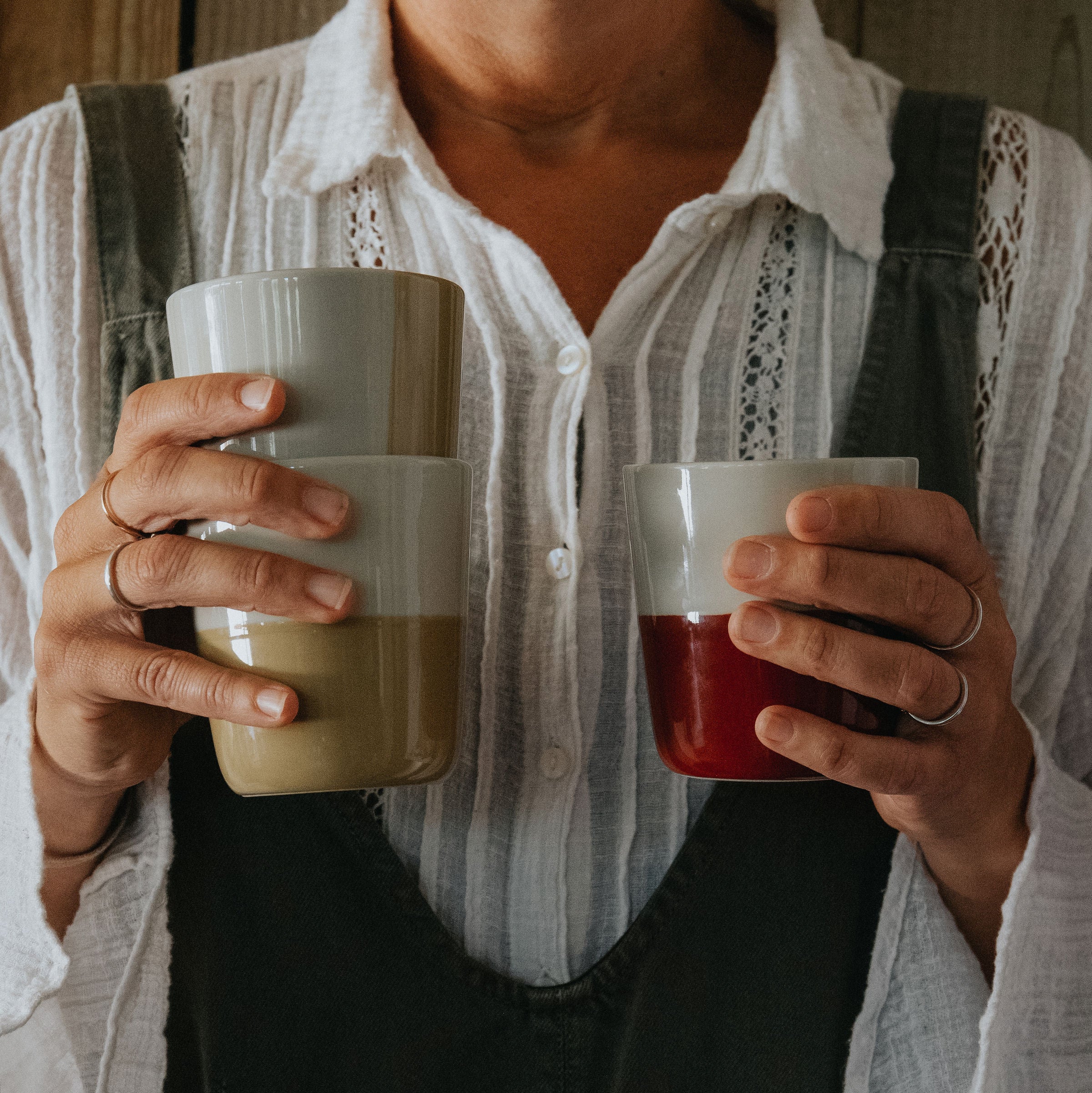 Rue Beaker - Mustard Yellow - Large (Set of 2)