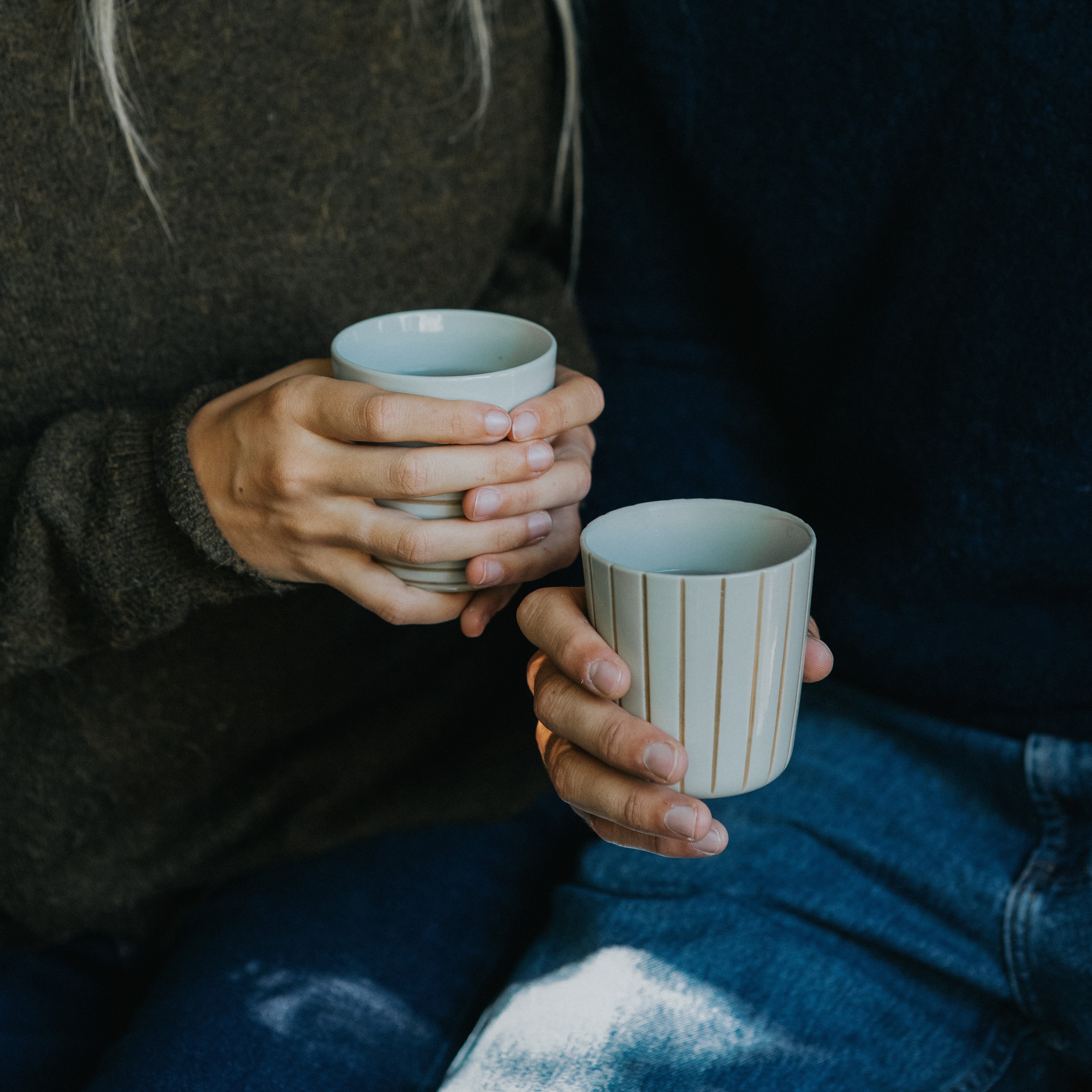 Sorrel Beaker - Brushed Mustard Yellow - Small (Set of 2)