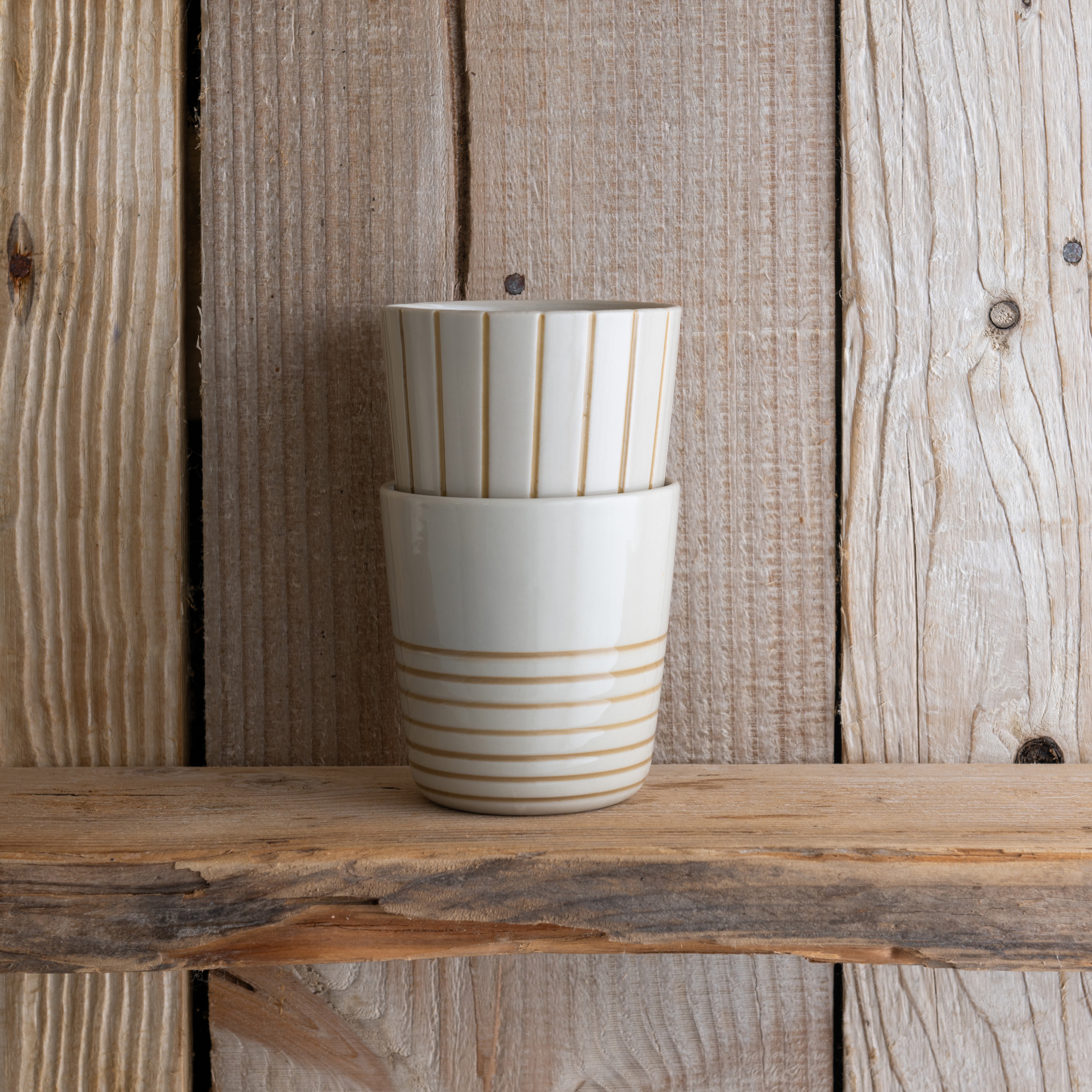 Sorrel Beaker - Brushed Mustard Yellow - Large (Set of 2)