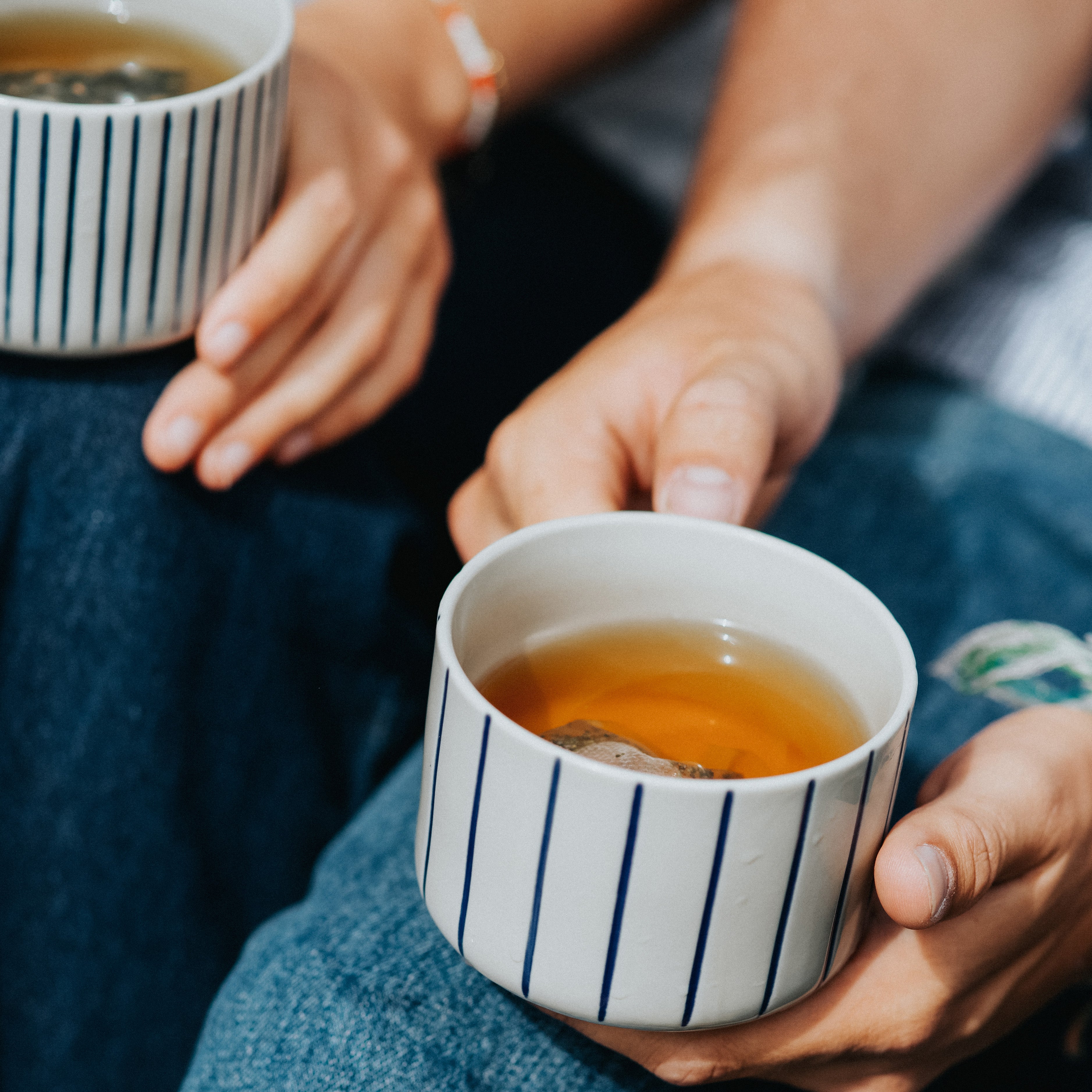 Yarrow Mug - Brushed Indigo Blue - Medium (Set of 2)