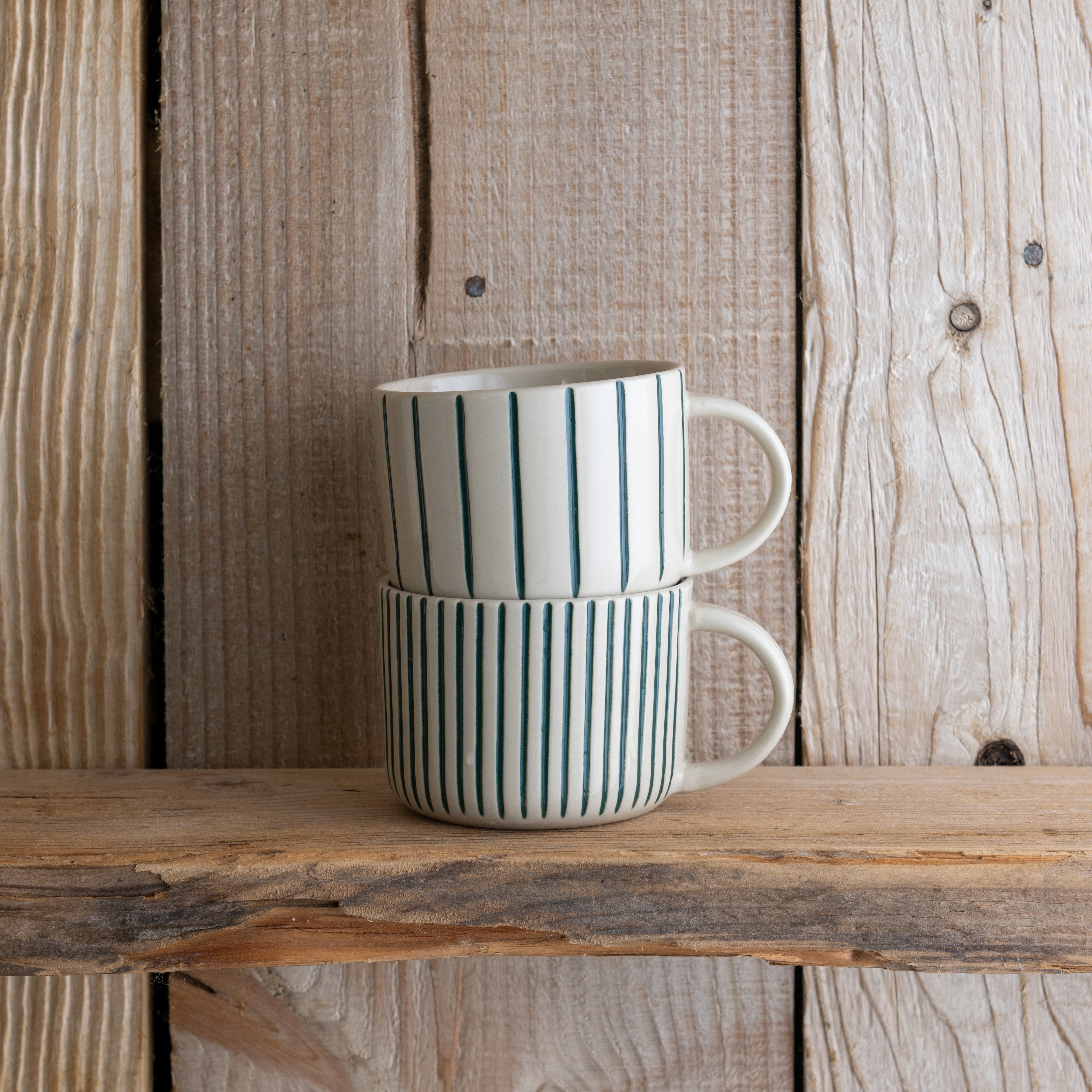 Yarrow Mug - Brushed Sea Green - Medium (Set of 2)