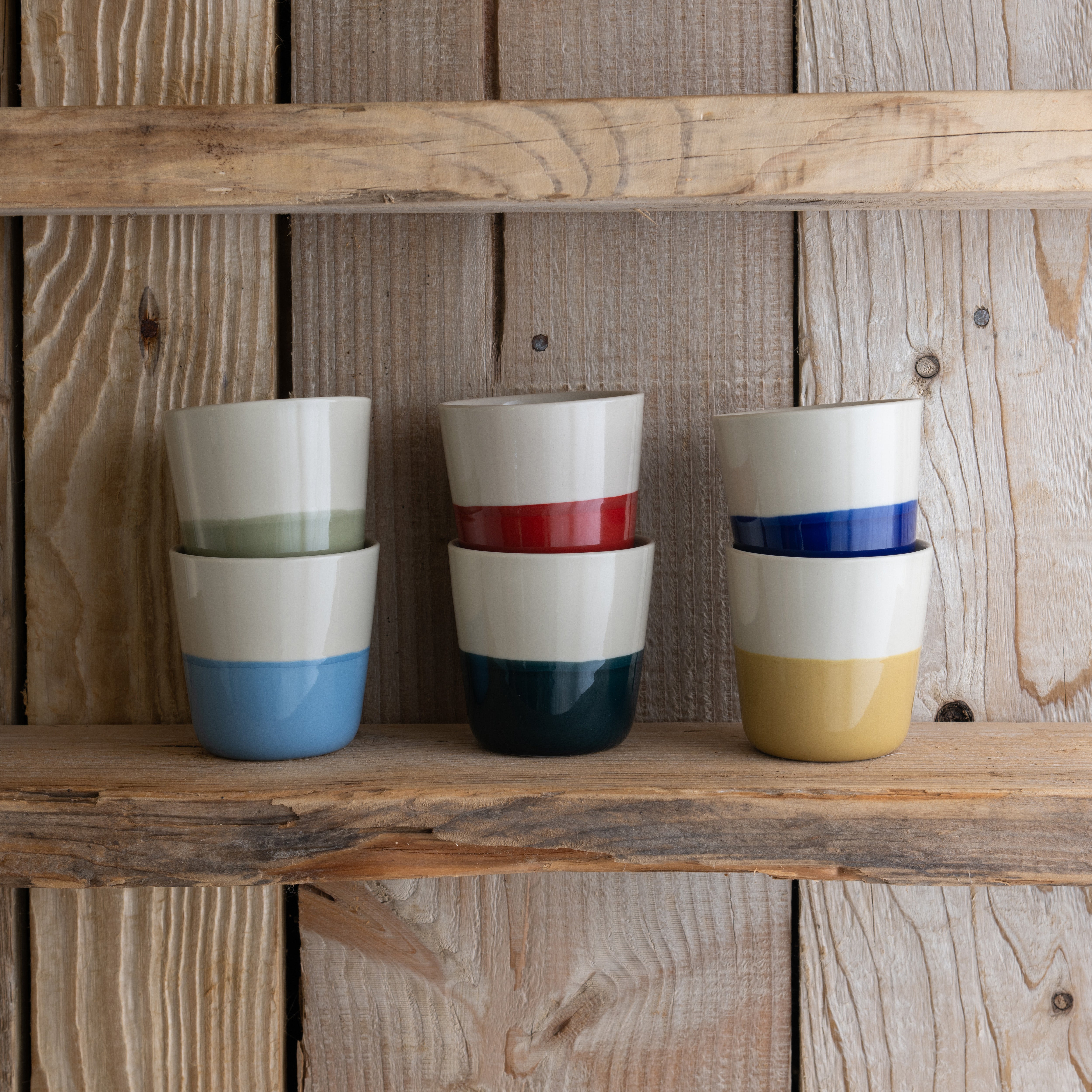 Rue Beaker - Mixed Colours - Small (Set of 6)