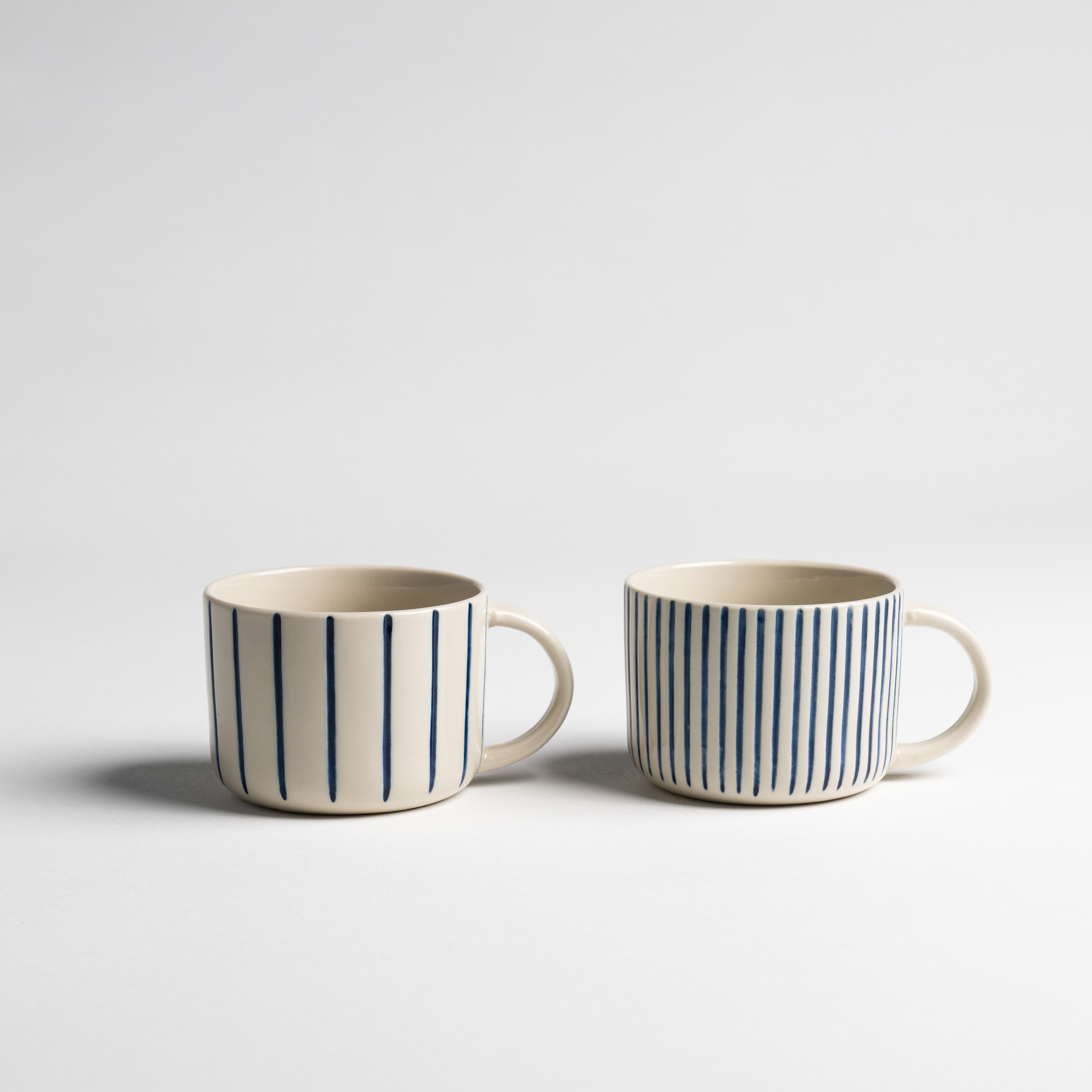 Yarrow Mug - Brushed Indigo Blue - Medium (Set of 2)