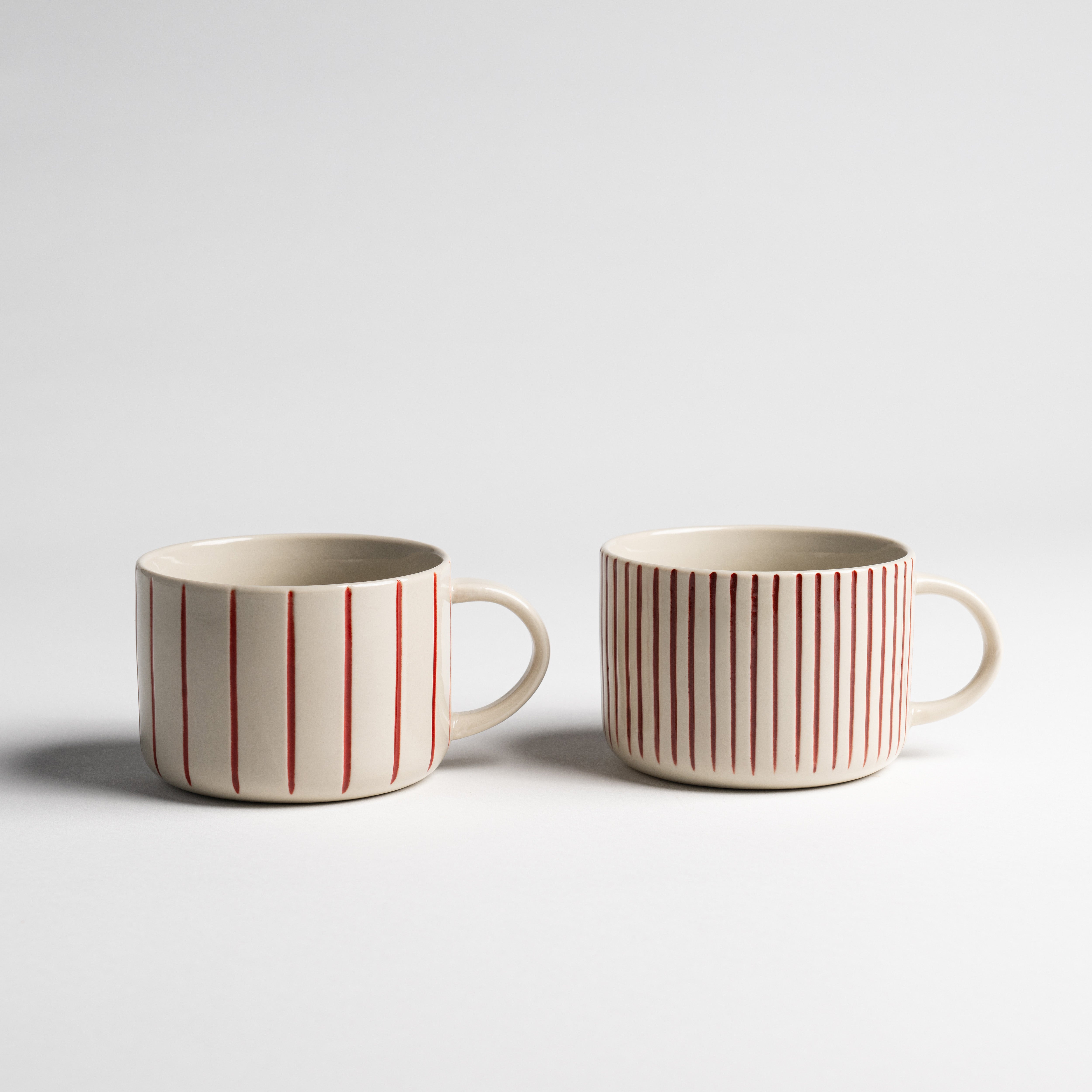 Yarrow Mug - Brushed Earth Red - Large (Set of 2)