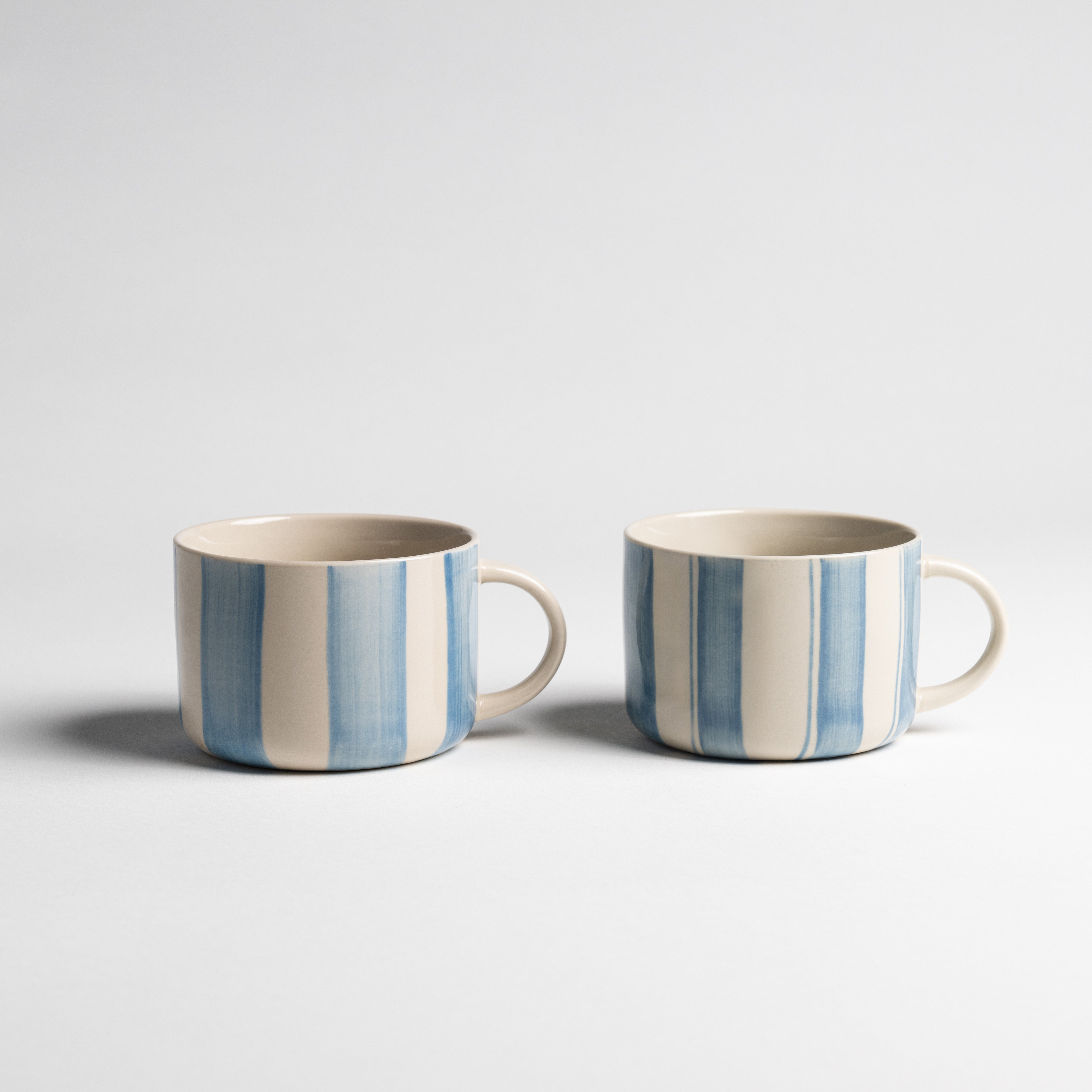 Cornflower Mug - Brushed Light Blue - Large (Set of 2)