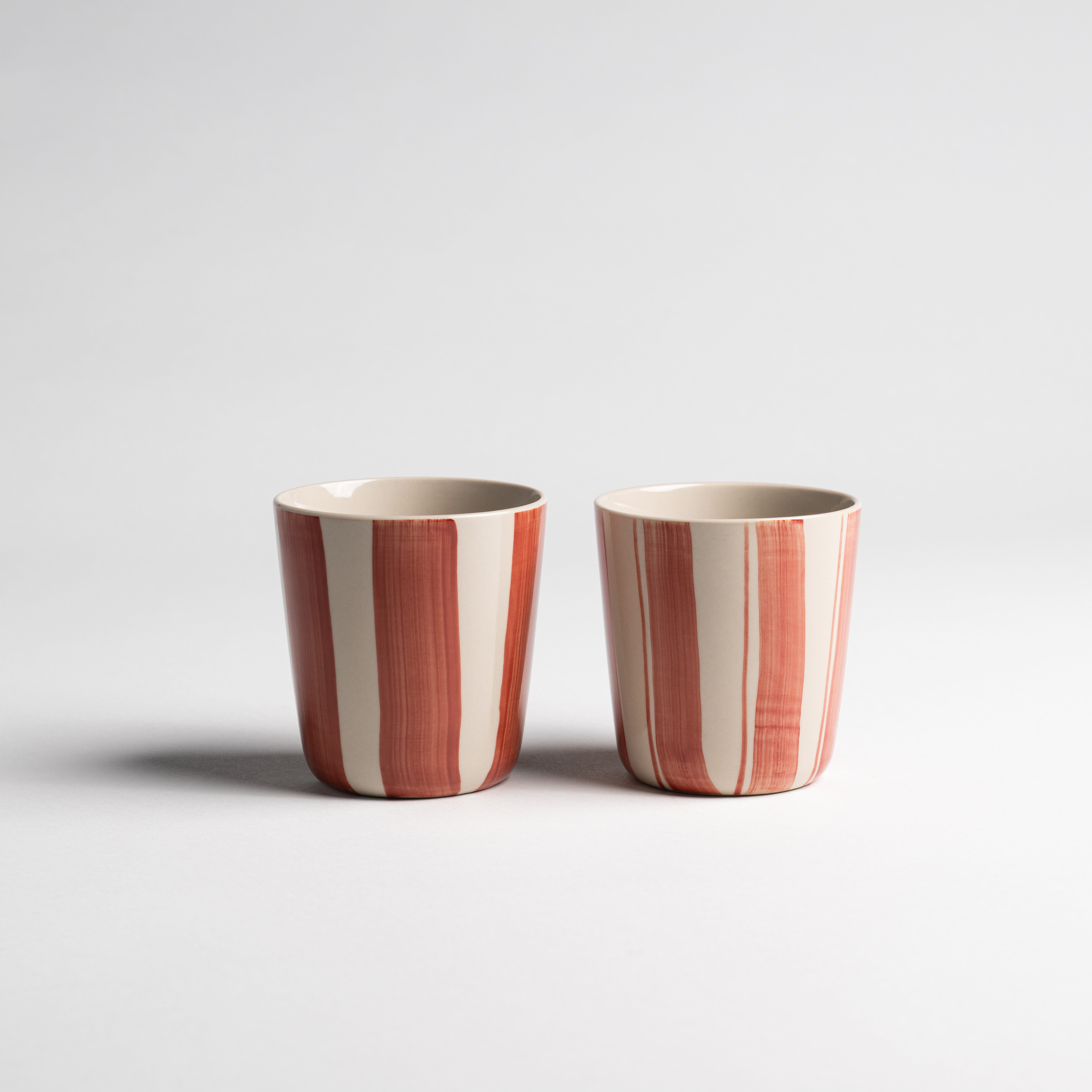 Cornflower Beaker - Brushed Berry Red - Large (Set of 2)