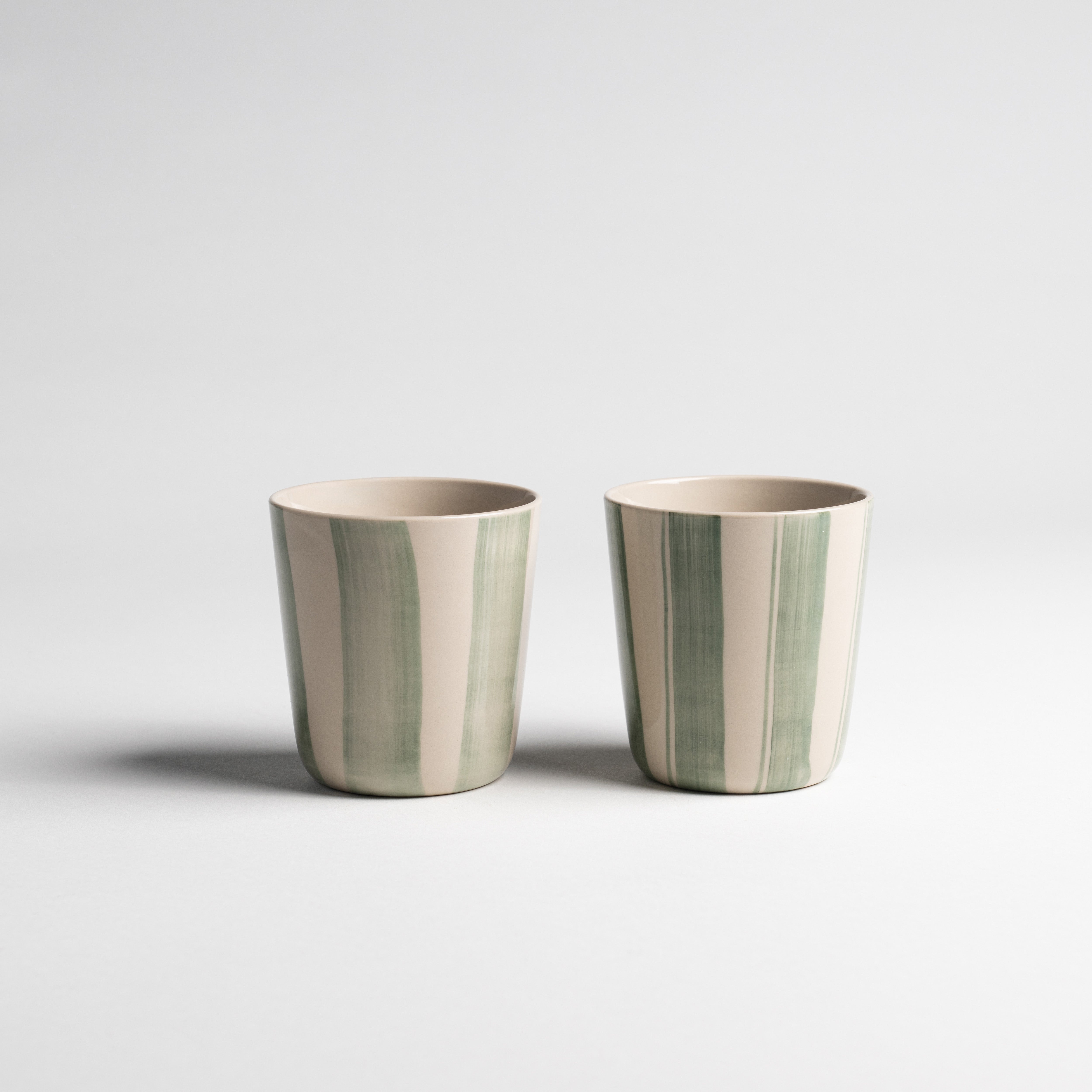 Cornflower Beaker - Brushed Sage Green - Large (Set of 2)