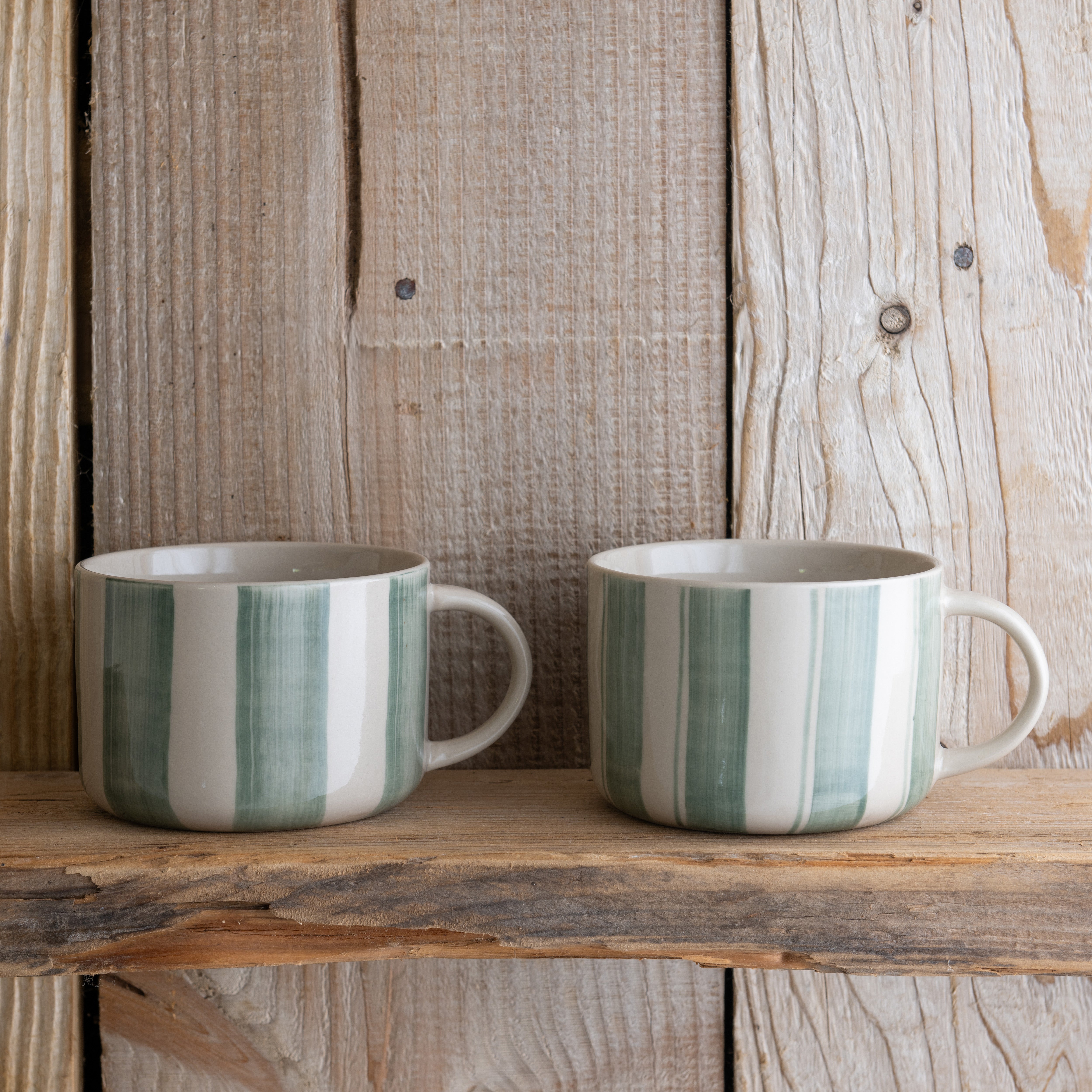 Cornflower Mug - Brushed Sage Green - Large (Set of 2)