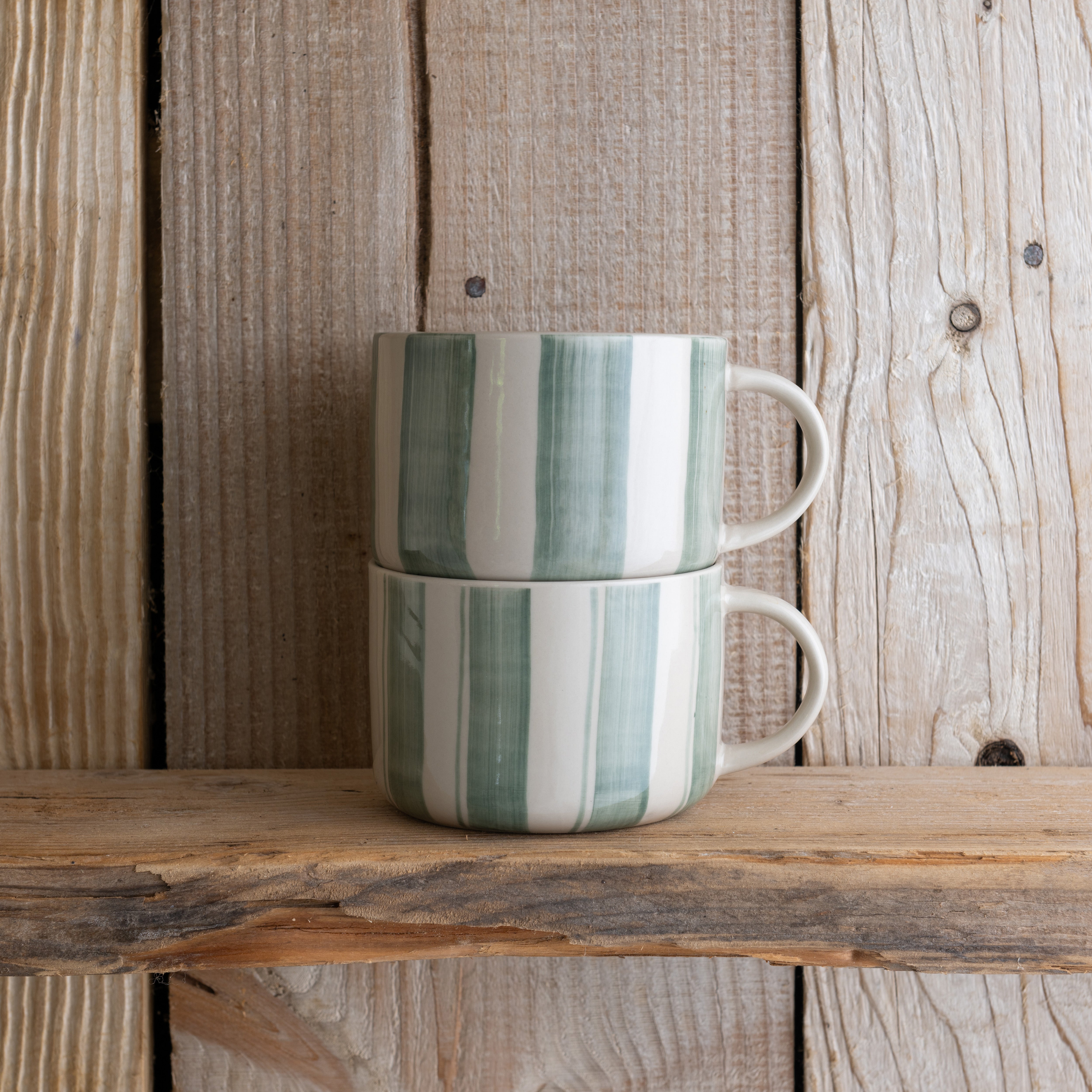 Cornflower Mug - Brushed Sage Green - Large (Set of 2)