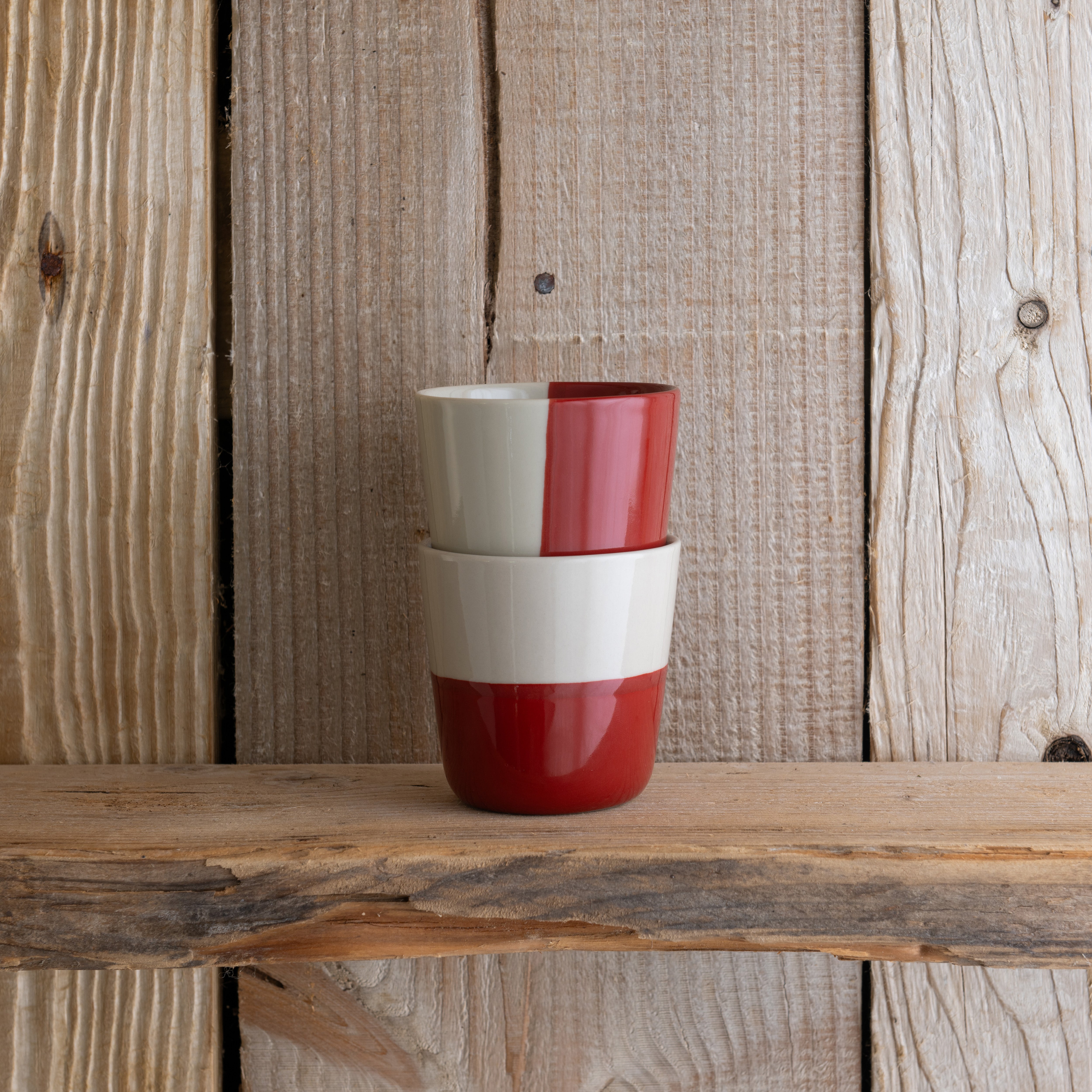 Rue Beaker - Earth Red - Large (Set of 2)