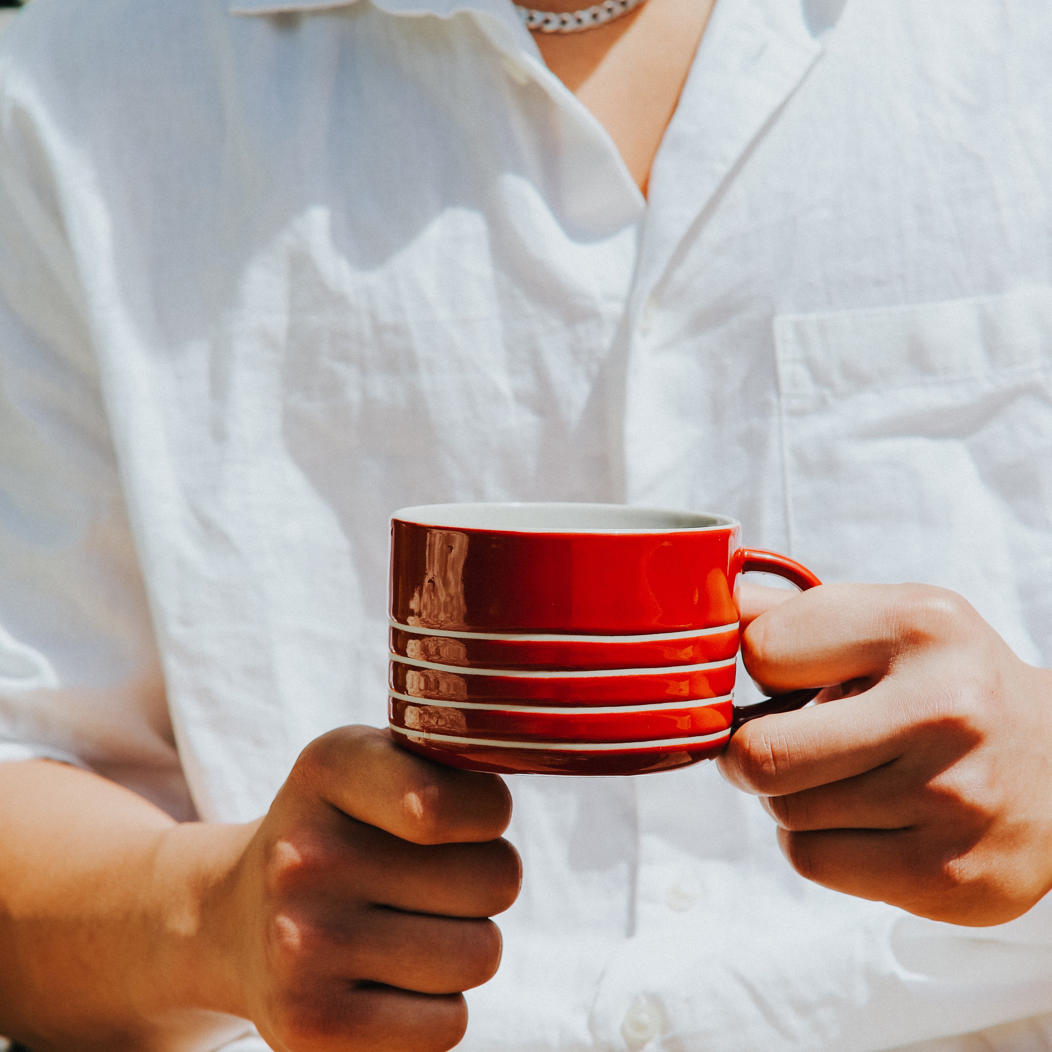 Vervain Mug - Earth Red - Medium (Set of 2)