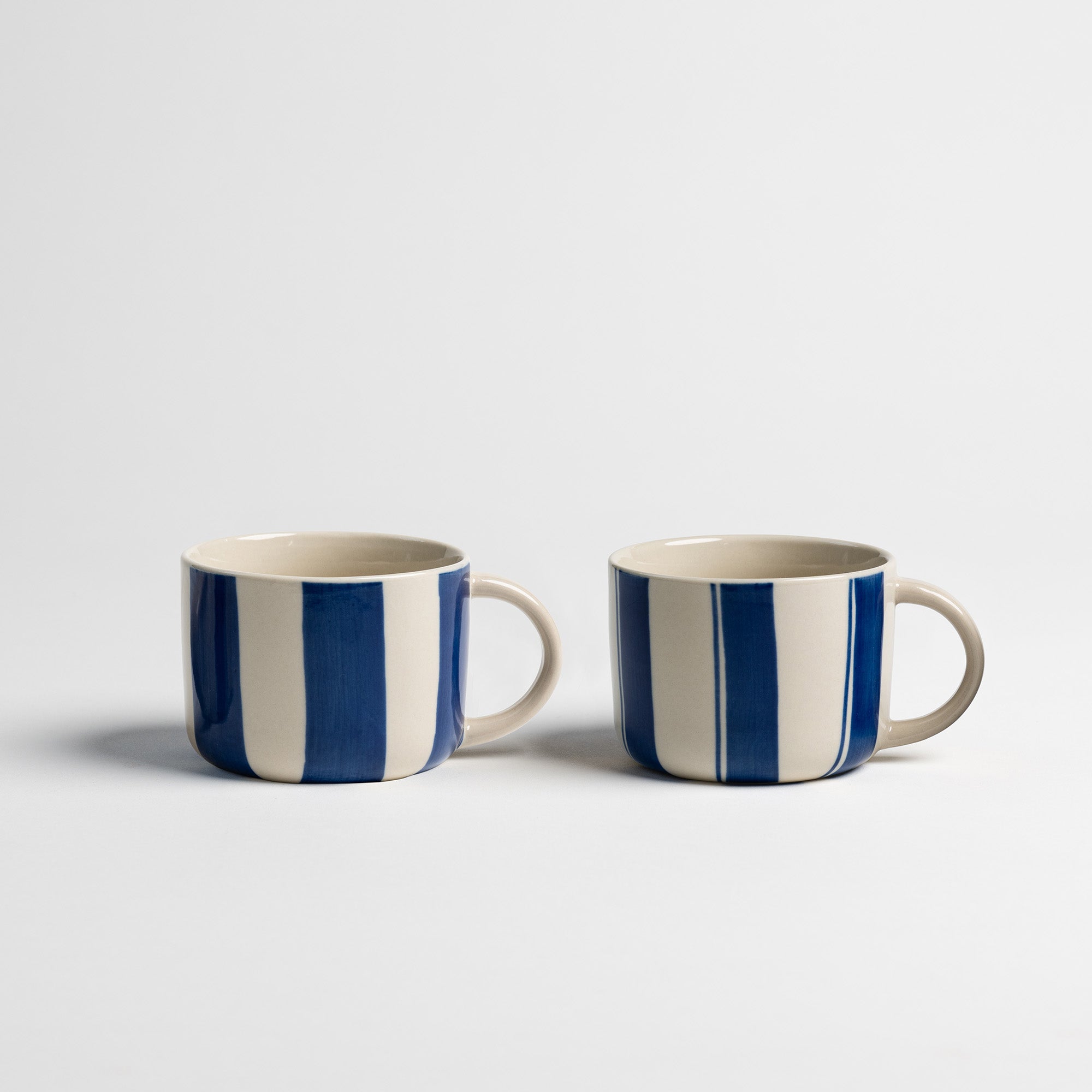 Cornflower Mug - Brushed Indigo Blue - Medium (Set of 2)