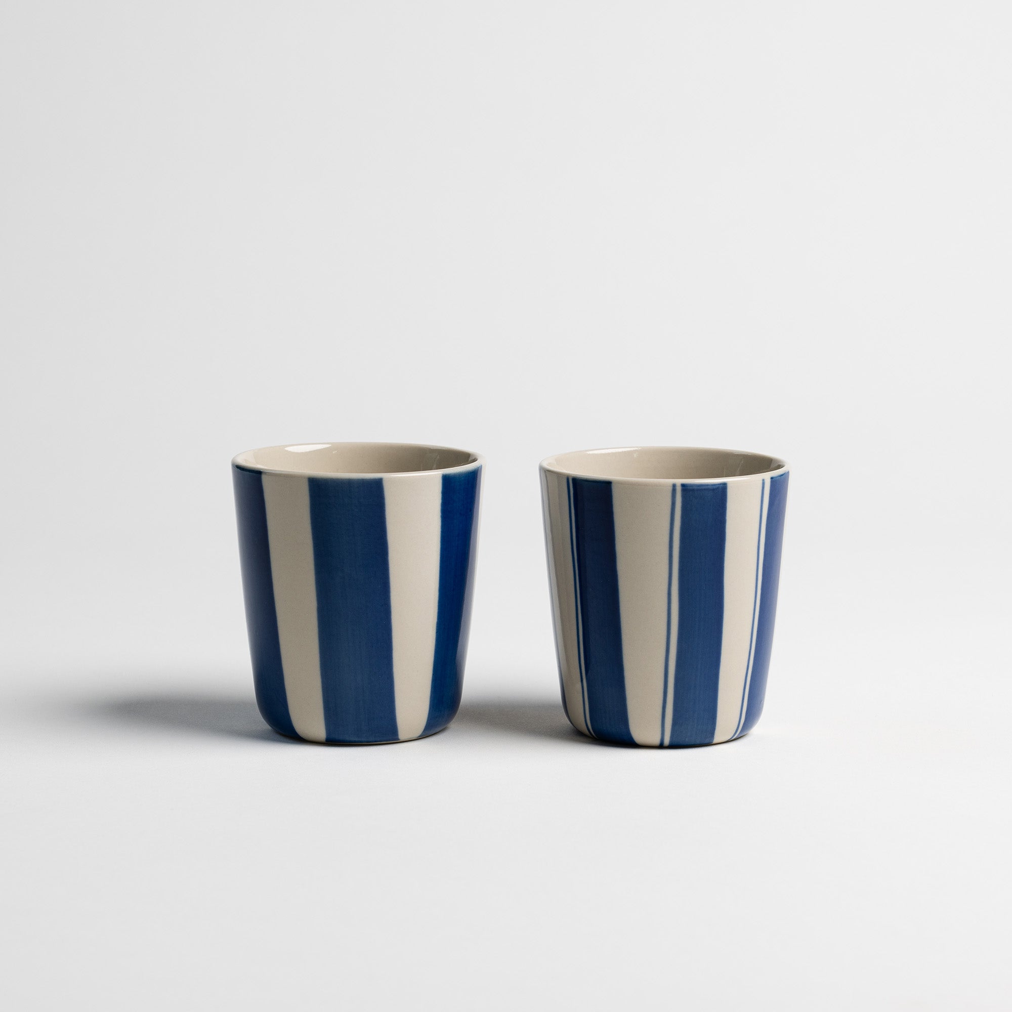 Cornflower Beaker - Brushed Indigo Blue - Large (Set of 2)