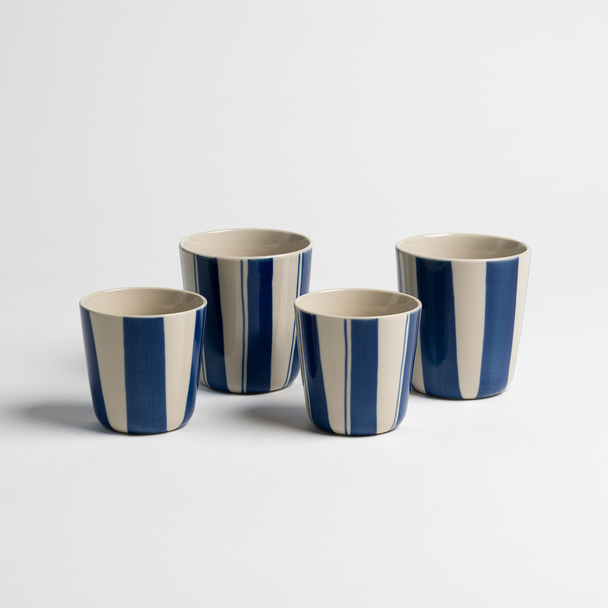 Cornflower Beaker - Brushed Indigo Blue - Small (Set of 2)