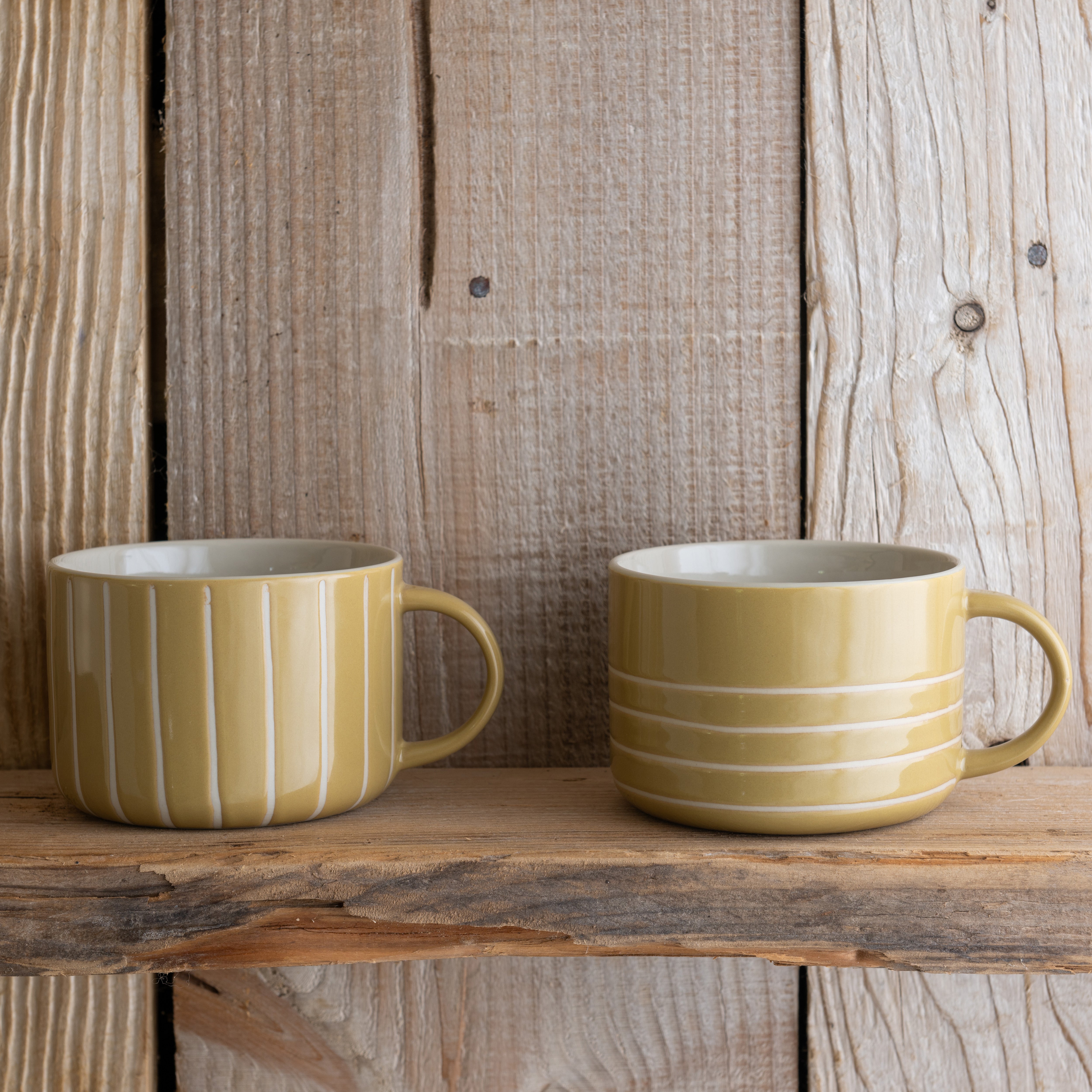 Vervain Mug - Mustard Yellow - Large (Set of 2)