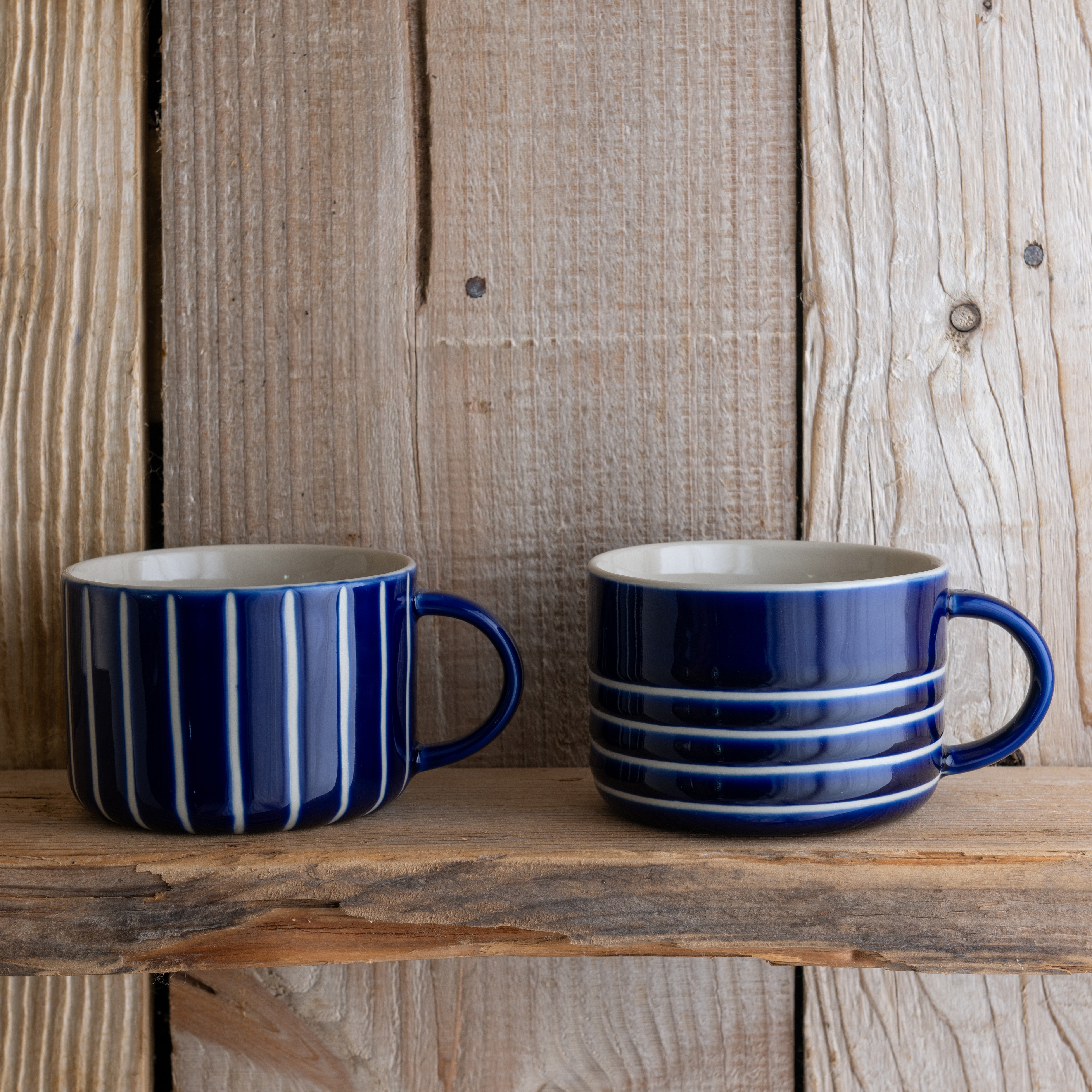 Vervain Mug - Indigo Blue - Large (Set of 2)