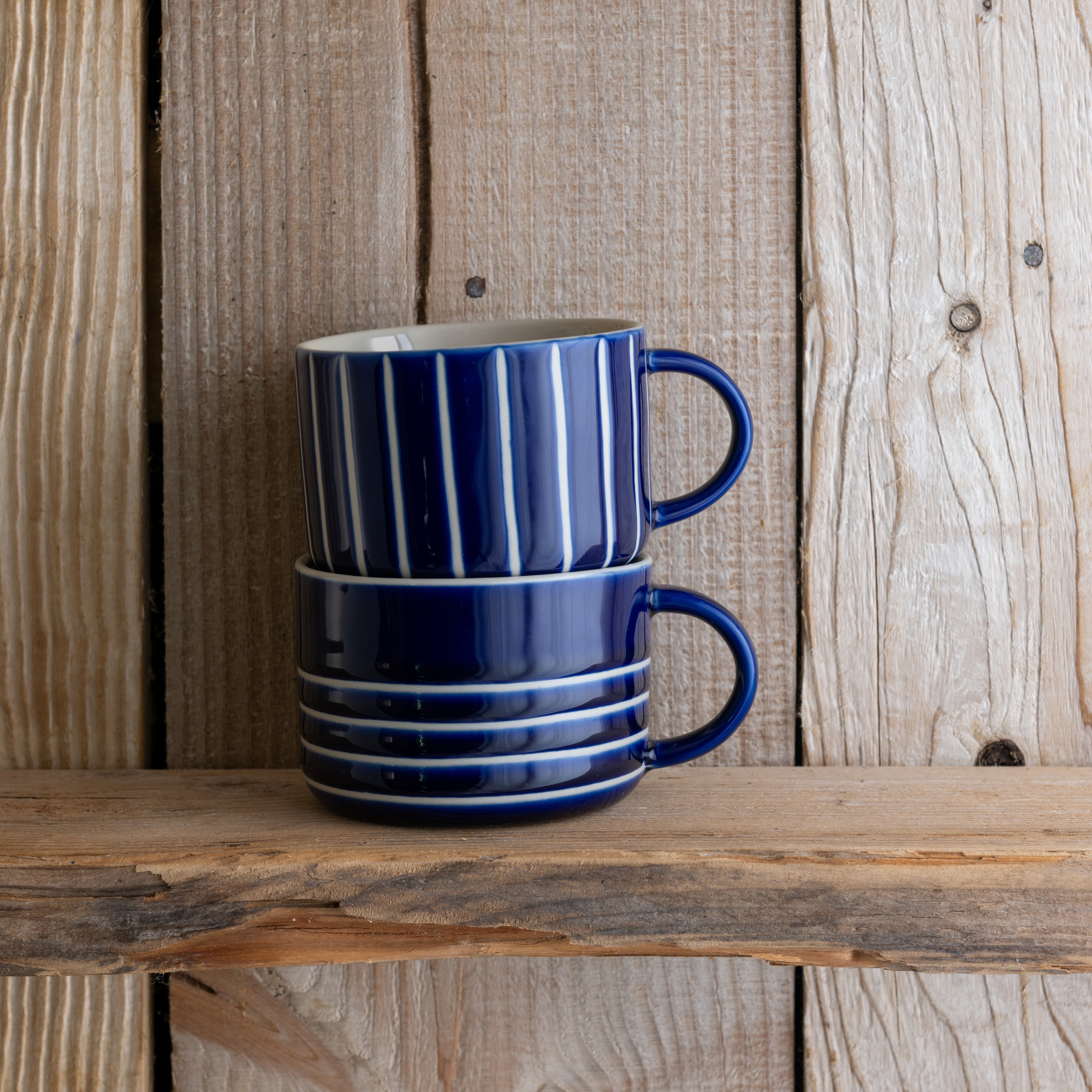 Vervain Mug - Indigo Blue - Large (Set of 2)
