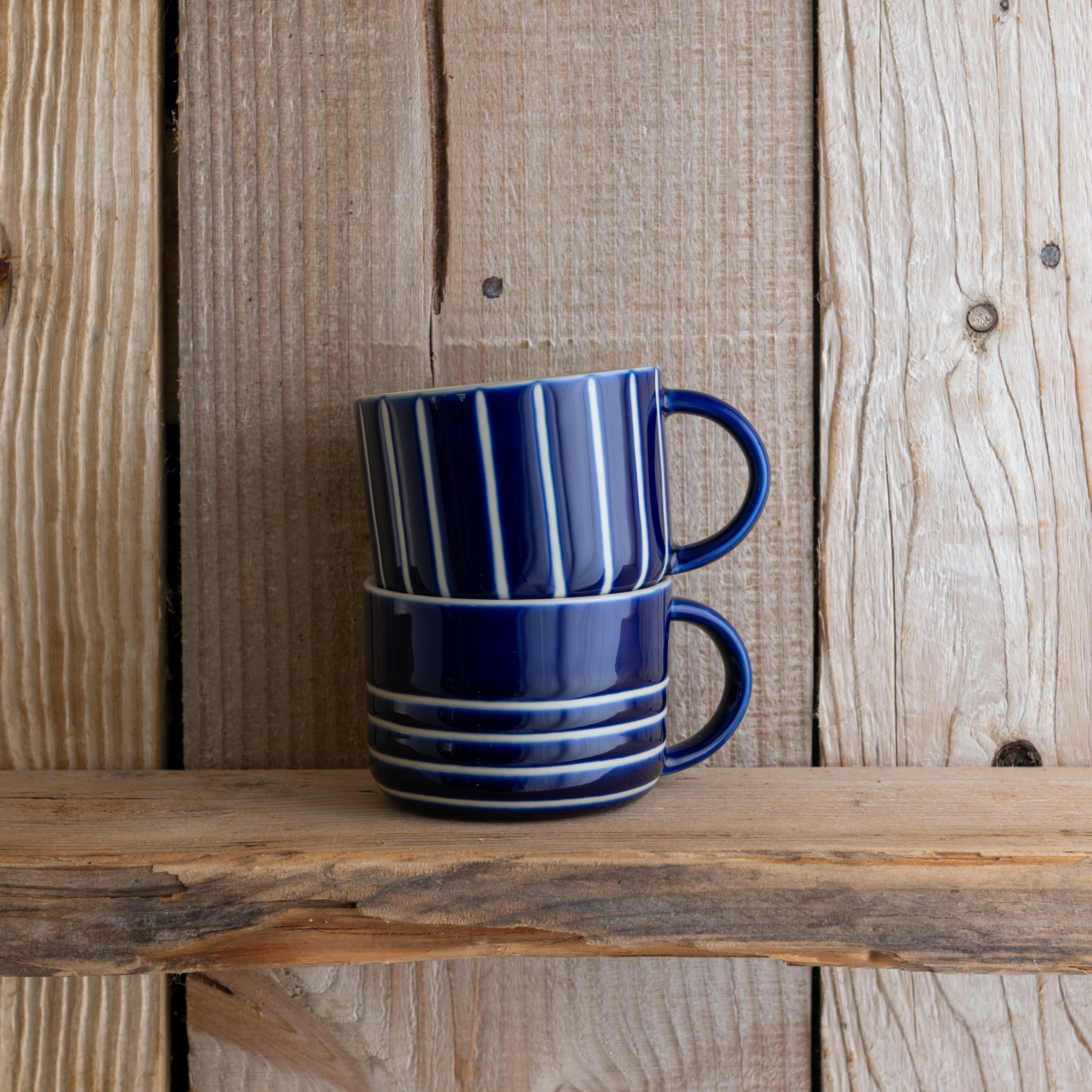 Vervain Mug - Indigo Blue - Medium (Set of 2)