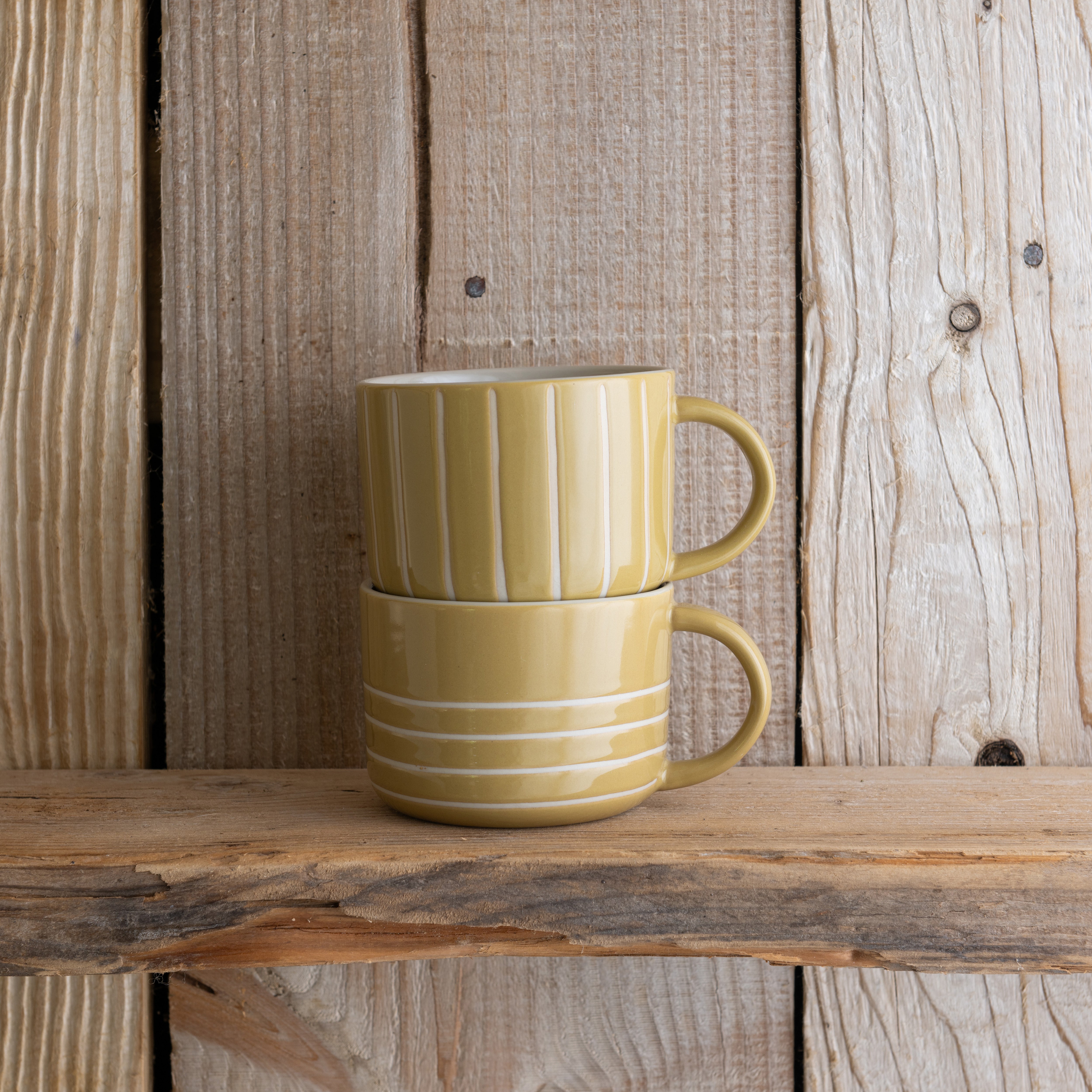Vervain Mug - Mustard Yellow - Medium (Set of 2)