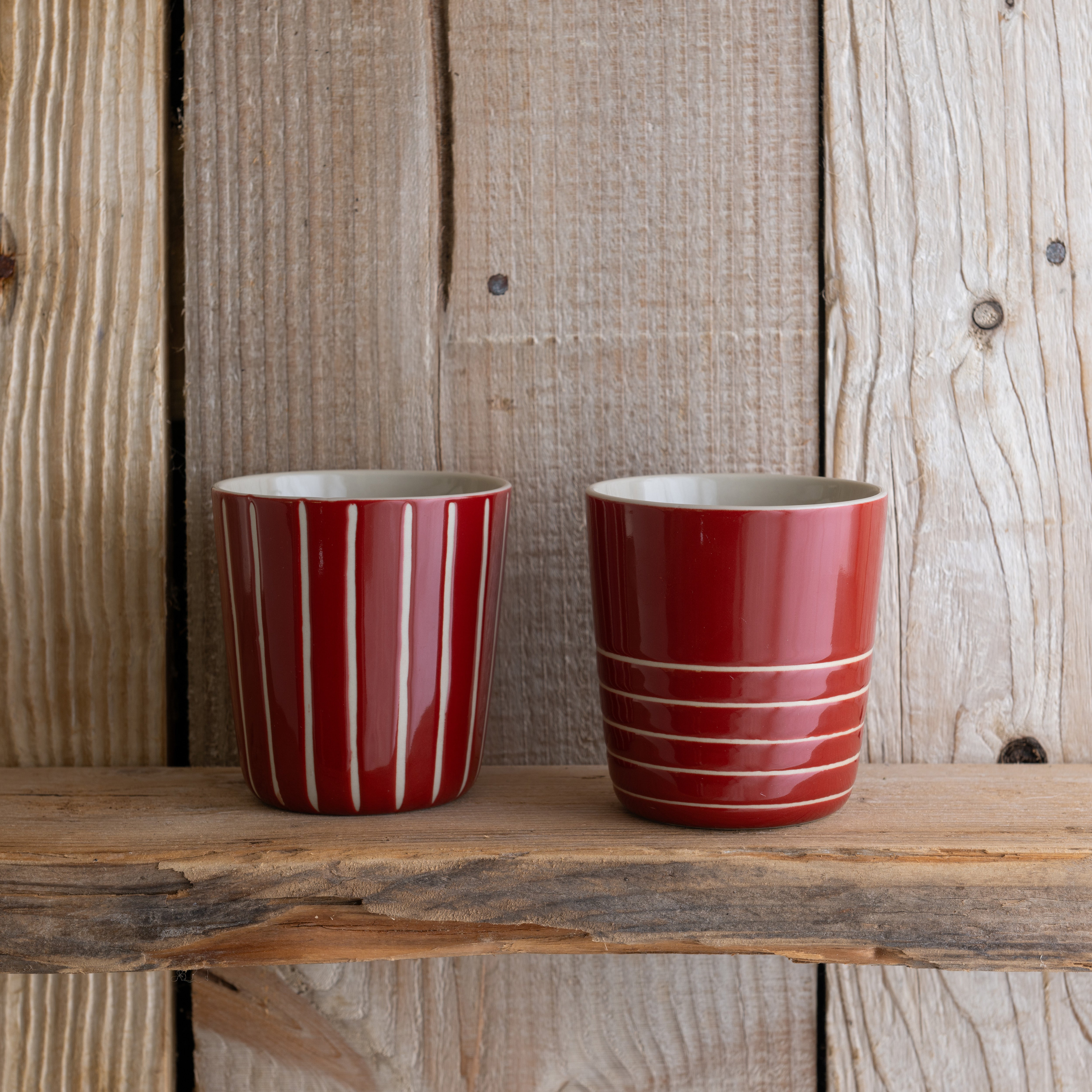 Vervain Beaker - Earth Red - Large (Set of 2)
