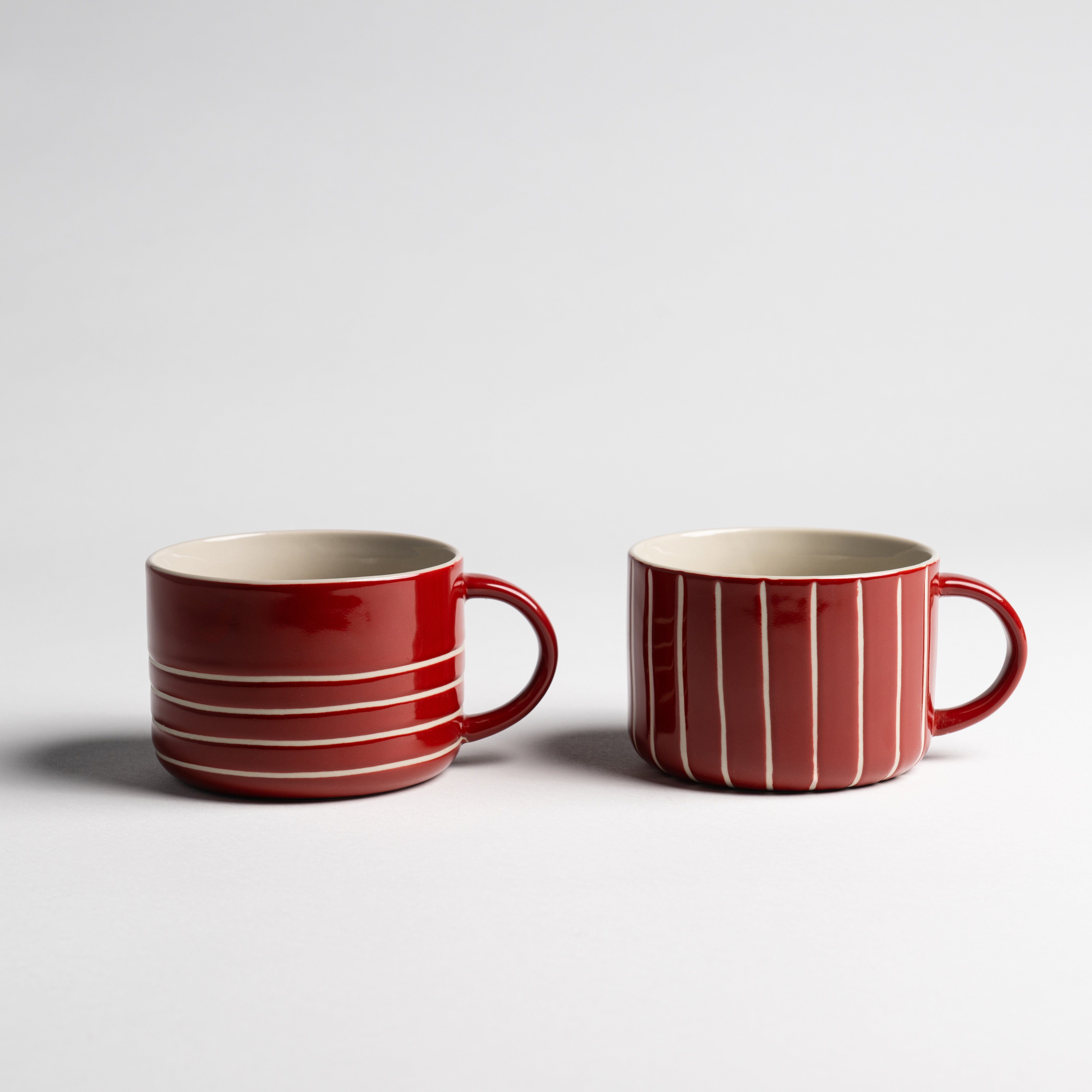Vervain Mug - Earth Red - Large (Set of 2)