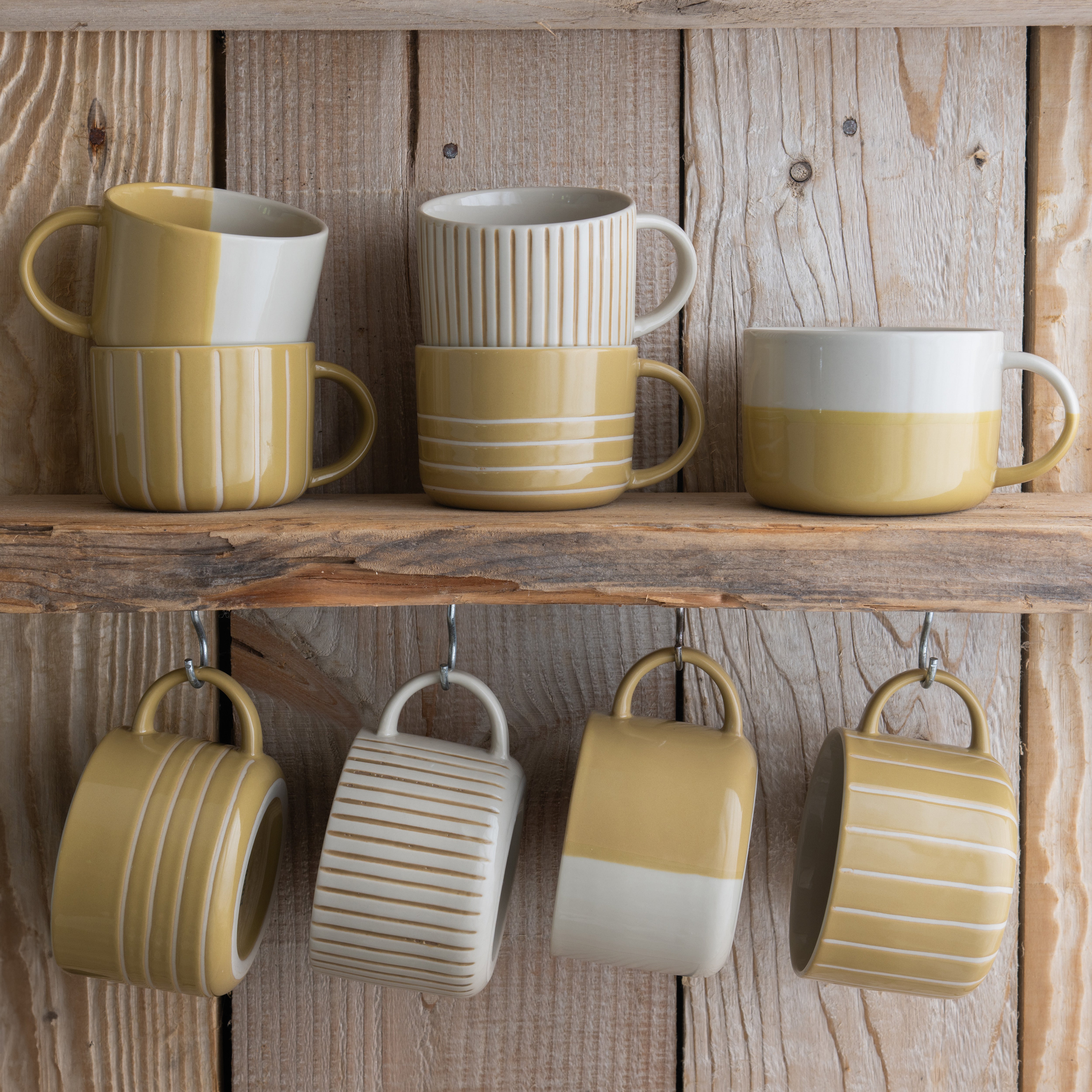 Rue Mug - Mustard Yellow - Medium (Set of 2)